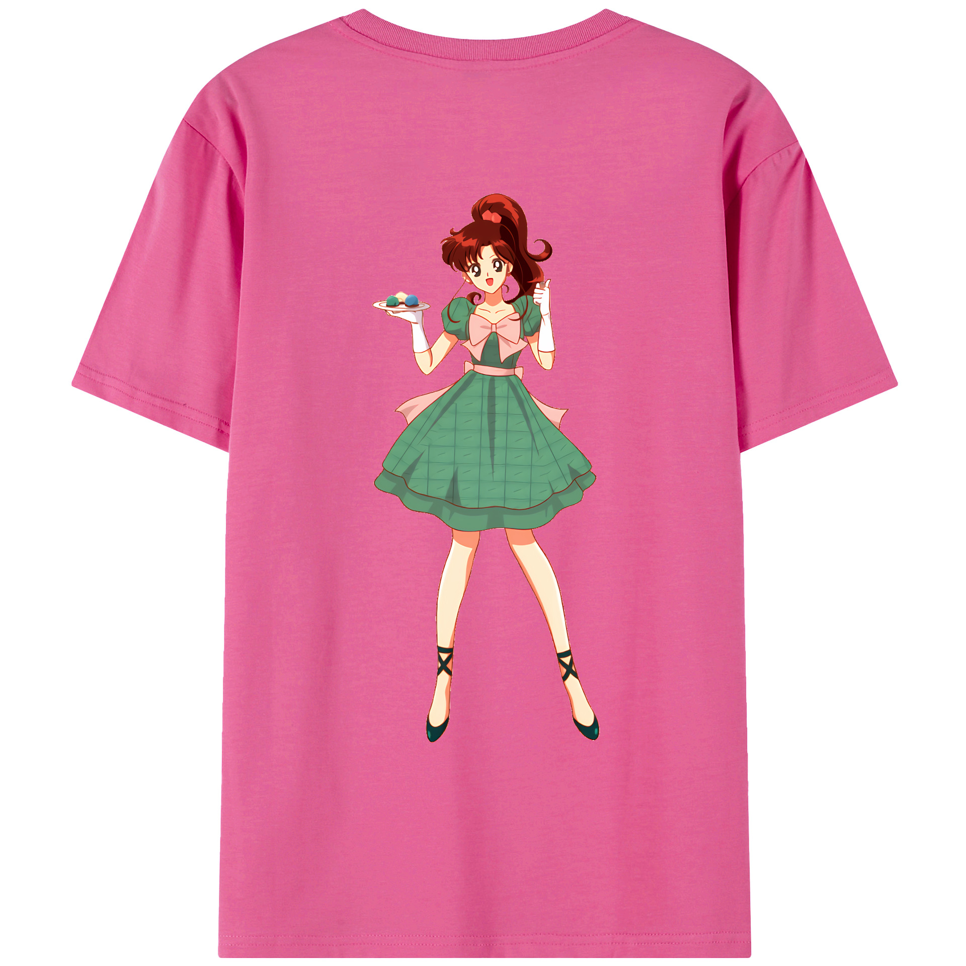 （画像用） 美少女戦士セーラームーン 木野 まこと きの まこと Sailor Moon Kino Makoto （セーラージュピター；Sailor Jupiter） レディース半袖Tシャツ(バックプリント)