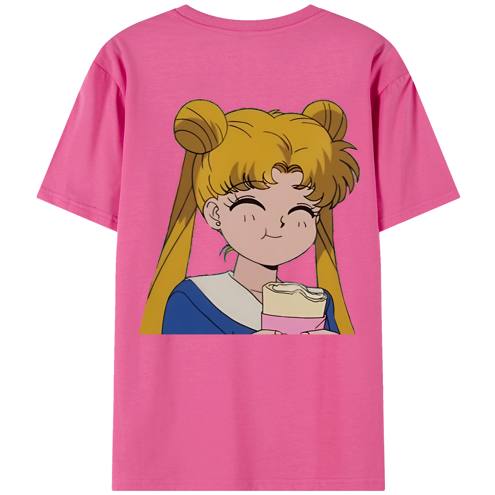 （画像用） 美少女戦士セーラームーン 愛野 美奈子 あいの みなこ Sailor Moon Aino Minako レディース半袖Tシャツ(バックプリント)