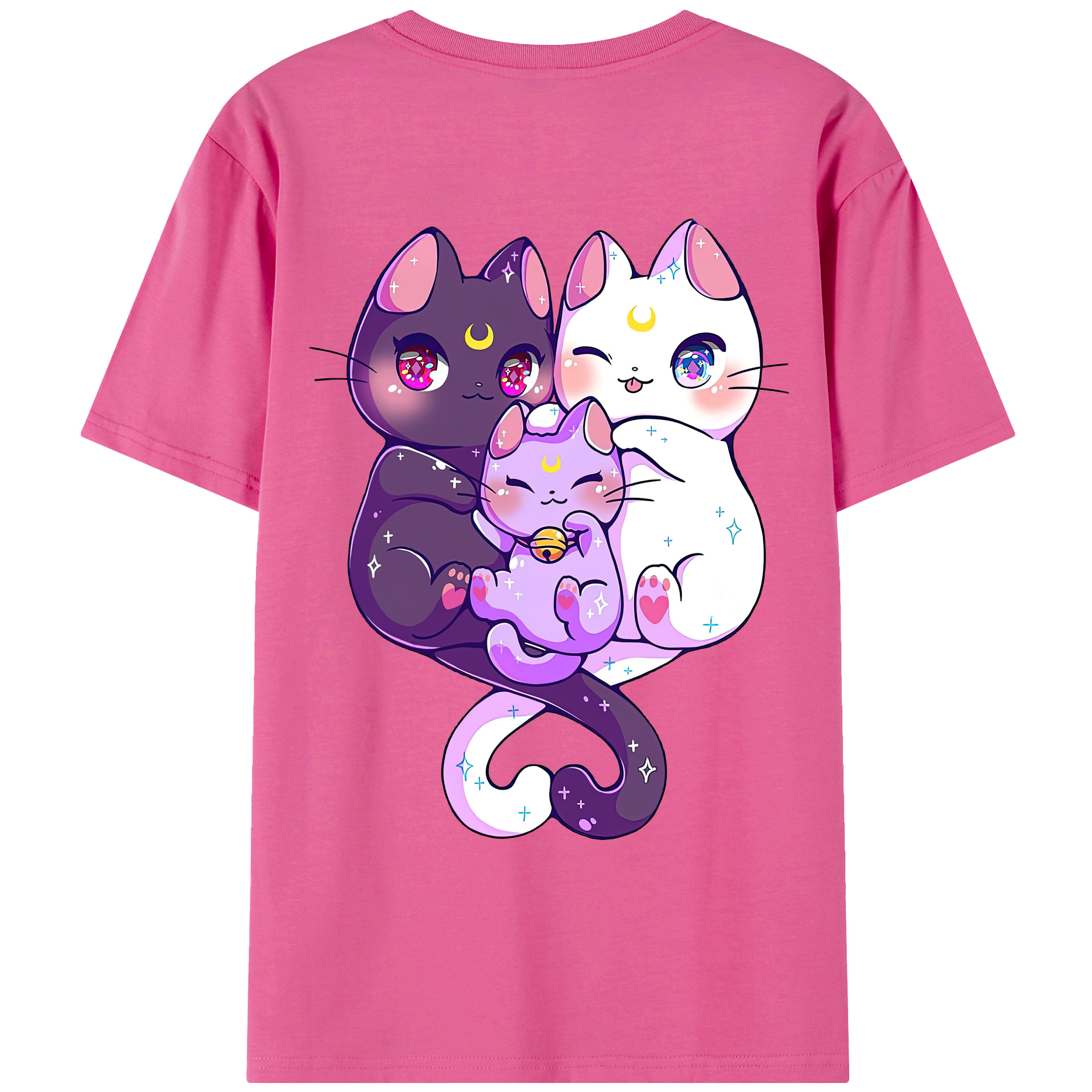 （画像用） 美少女戦士セーラームーン Sailor Moon レディース半袖Tシャツ(バックプリント)
