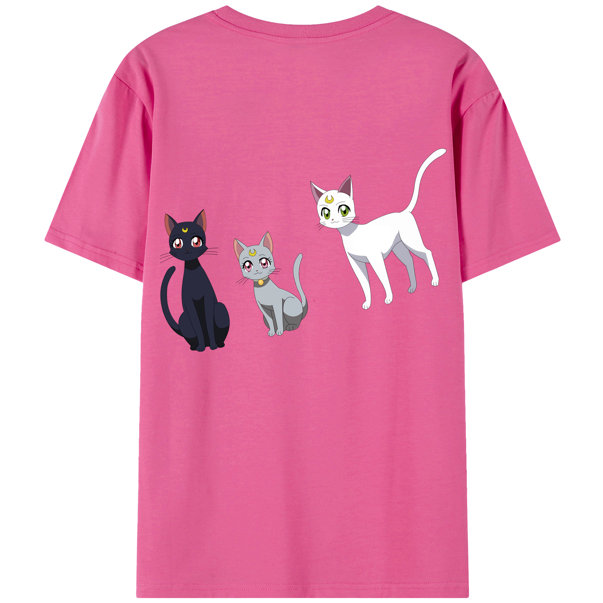 （画像用） 美少女戦士セーラームーン Sailor Moon レディース半袖Tシャツ(バックプリント)
