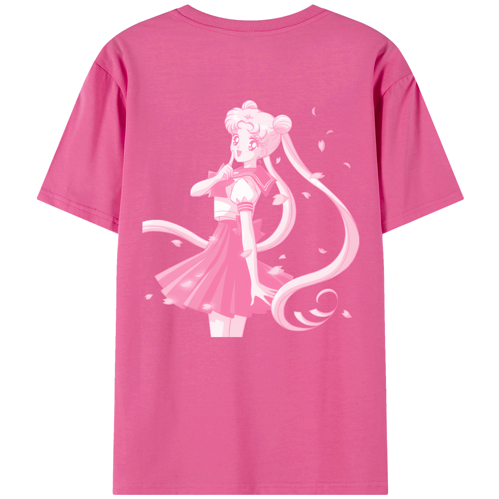 （画像用） 美少女戦士セーラームーン 愛野 美奈子 あいの みなこ Sailor Moon Aino Minako レディース半袖Tシャツ(バックプリント)