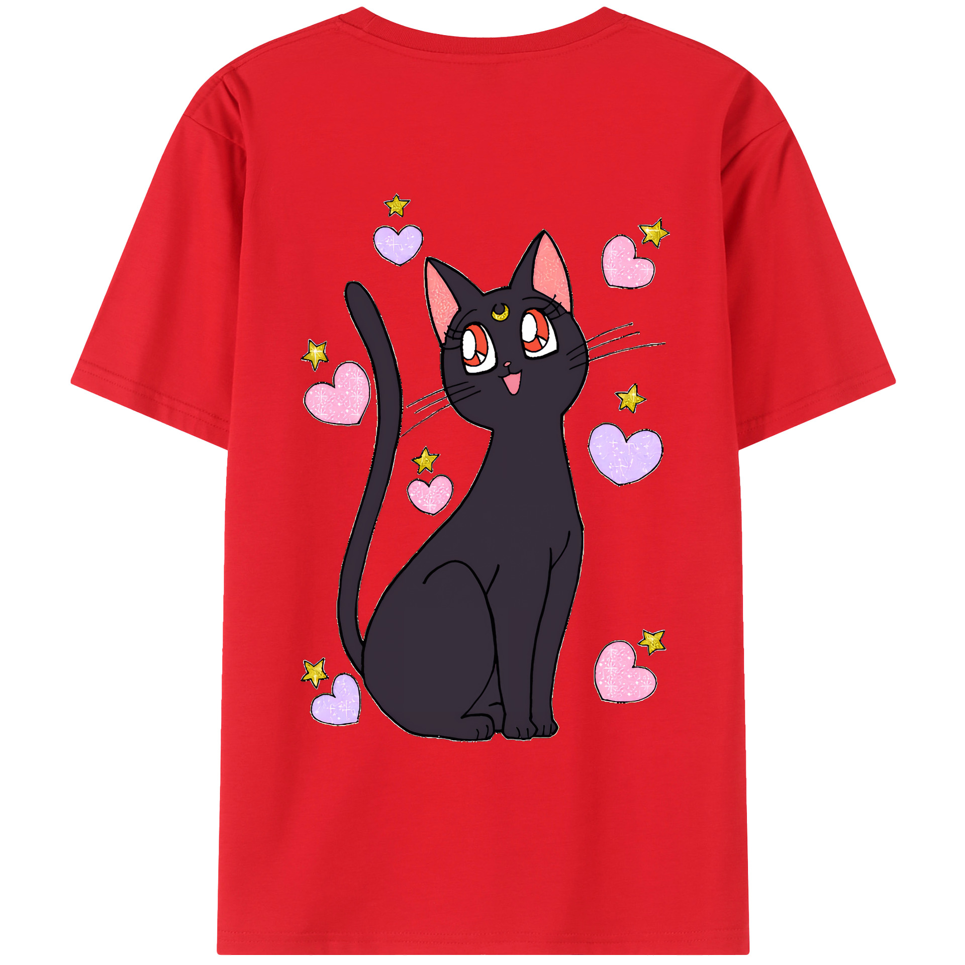 （画像用） 美少女戦士セーラームーン Sailor Moon レディース半袖Tシャツ(バックプリント)