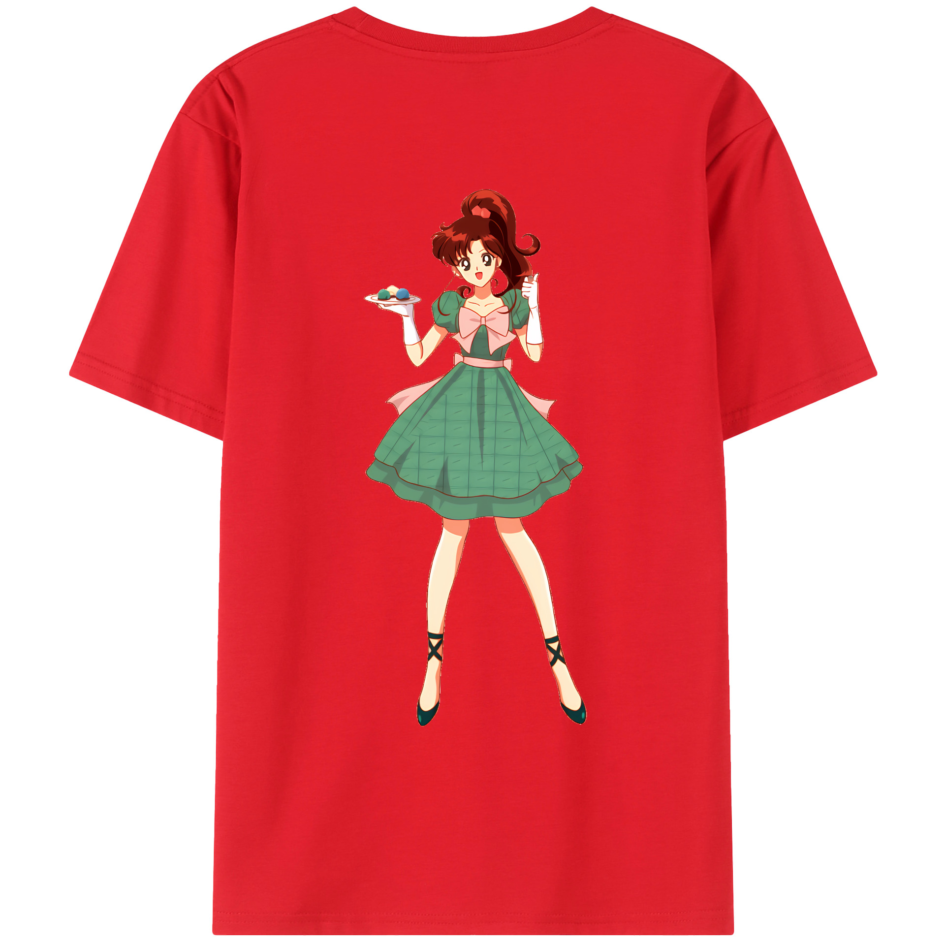 （画像用） 美少女戦士セーラームーン 木野 まこと きの まこと Sailor Moon Kino Makoto （セーラージュピター；Sailor Jupiter） レディース半袖Tシャツ(バックプリント)