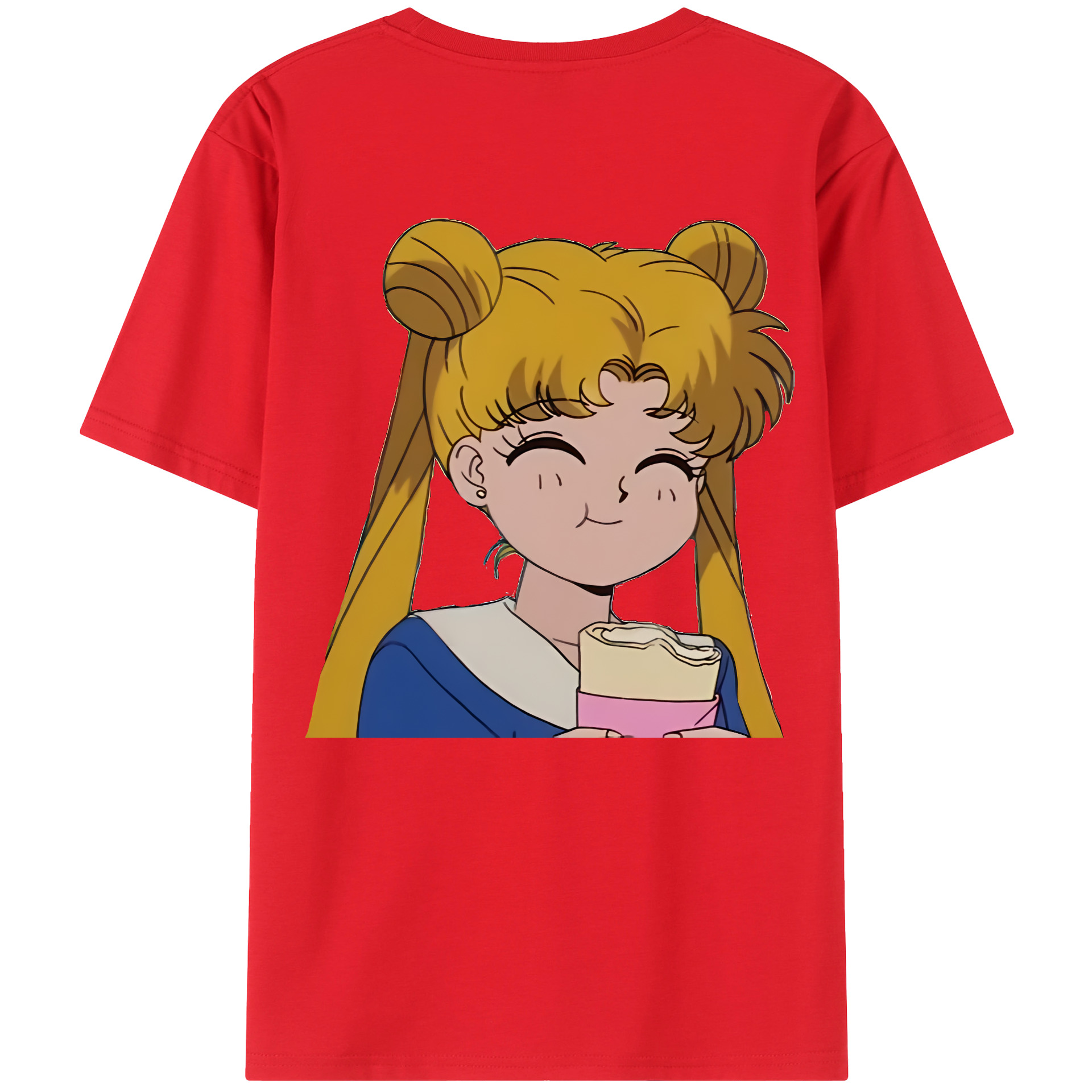 （画像用） 美少女戦士セーラームーン 愛野 美奈子 あいの みなこ Sailor Moon Aino Minako レディース半袖Tシャツ(バックプリント)