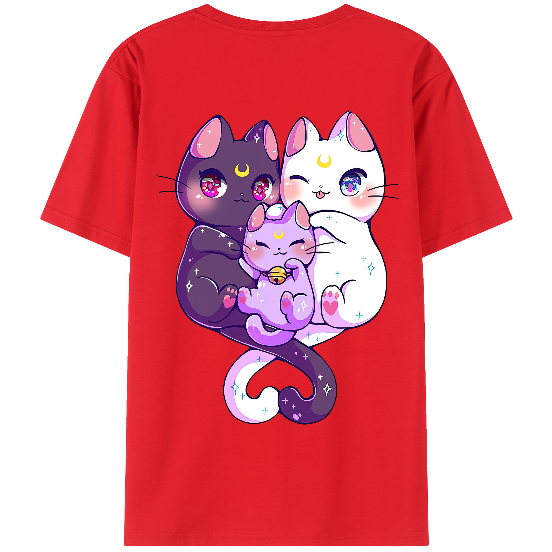 （画像用） 美少女戦士セーラームーン Sailor Moon レディース半袖Tシャツ(バックプリント)