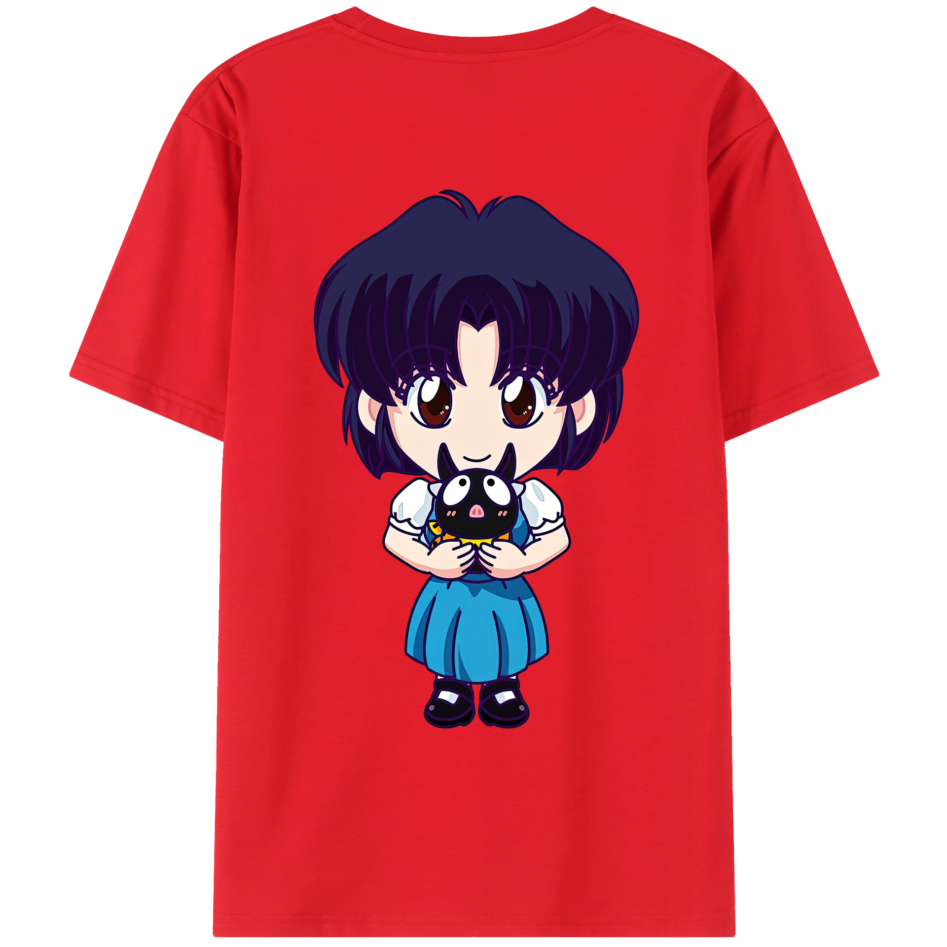 （画像用） 美少女戦士セーラームーン 水野 亜美 みずの あみ Sailor Moon Mizuno Ami レディース半袖Tシャツ(バックプリント)
