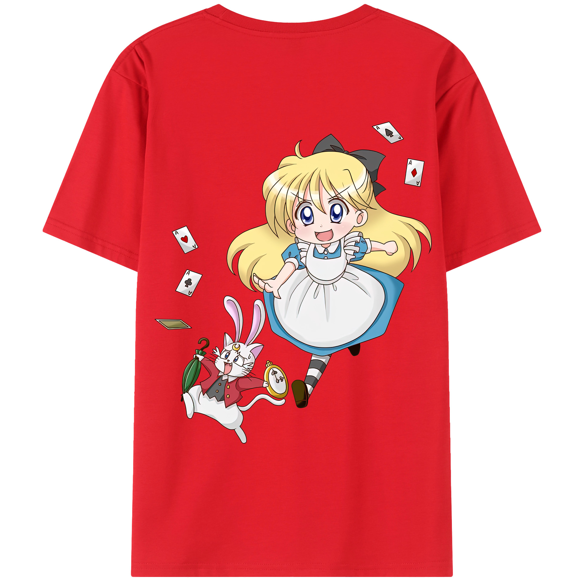 （画像用） 美少女戦士セーラームーン 愛野 美奈子 あいの みなこ Sailor Moon Aino Minako レディース半袖Tシャツ(バックプリント)