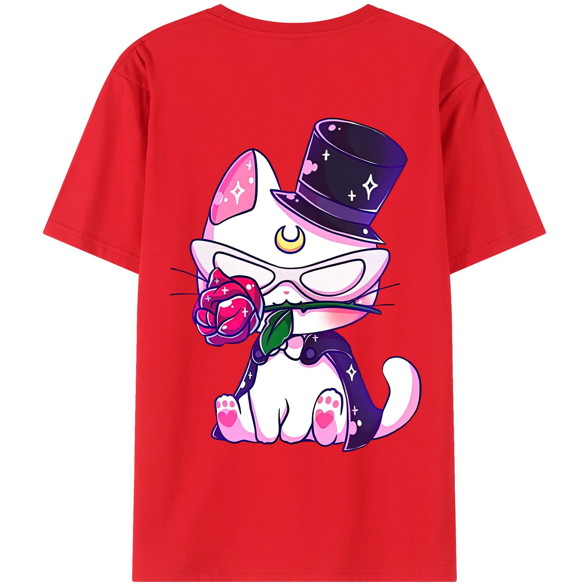 （画像用） 美少女戦士セーラームーン Sailor Moon レディース半袖Tシャツ(バックプリント)