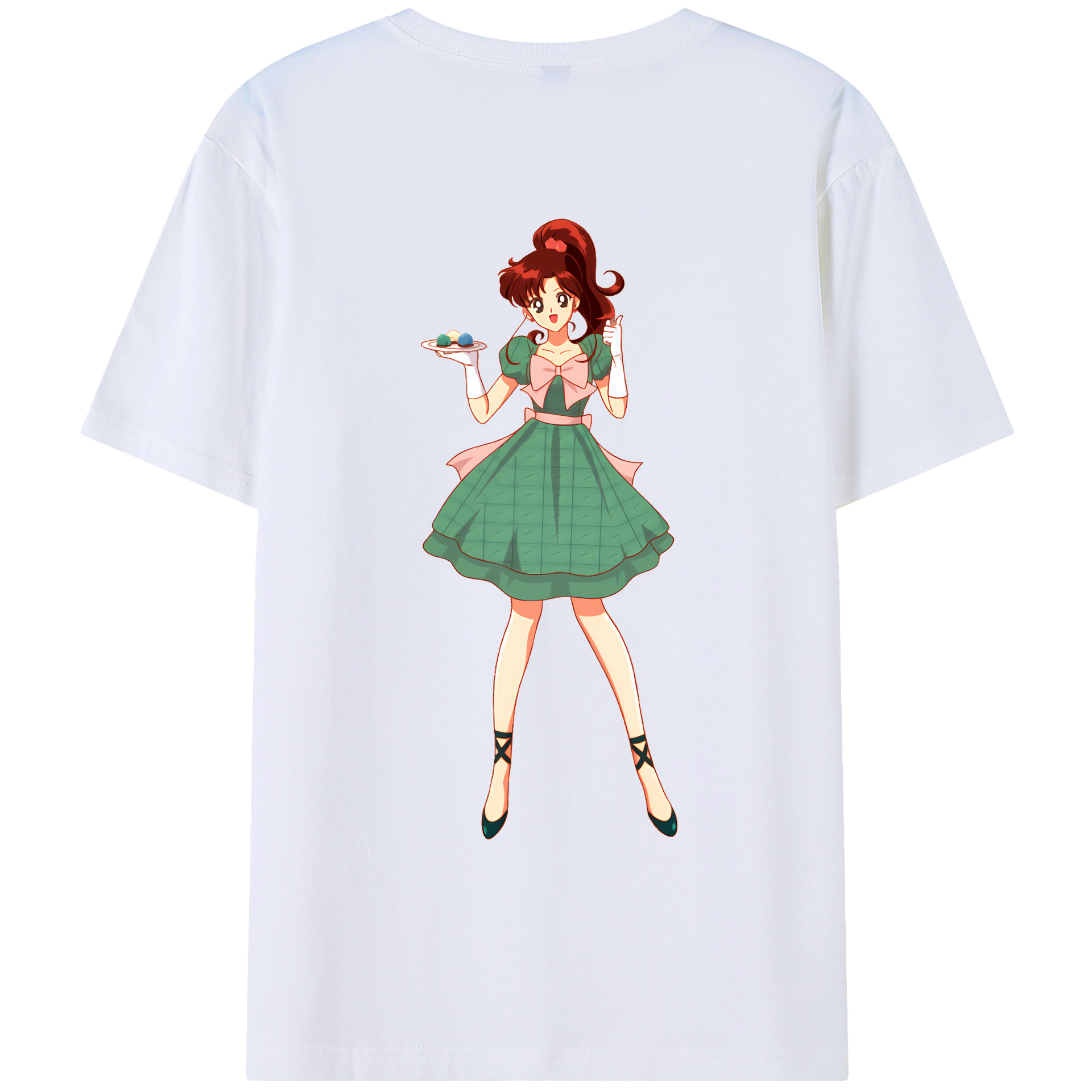 （画像用） 美少女戦士セーラームーン 木野 まこと きの まこと Sailor Moon Kino Makoto （セーラージュピター；Sailor Jupiter） レディース半袖Tシャツ(バックプリント)