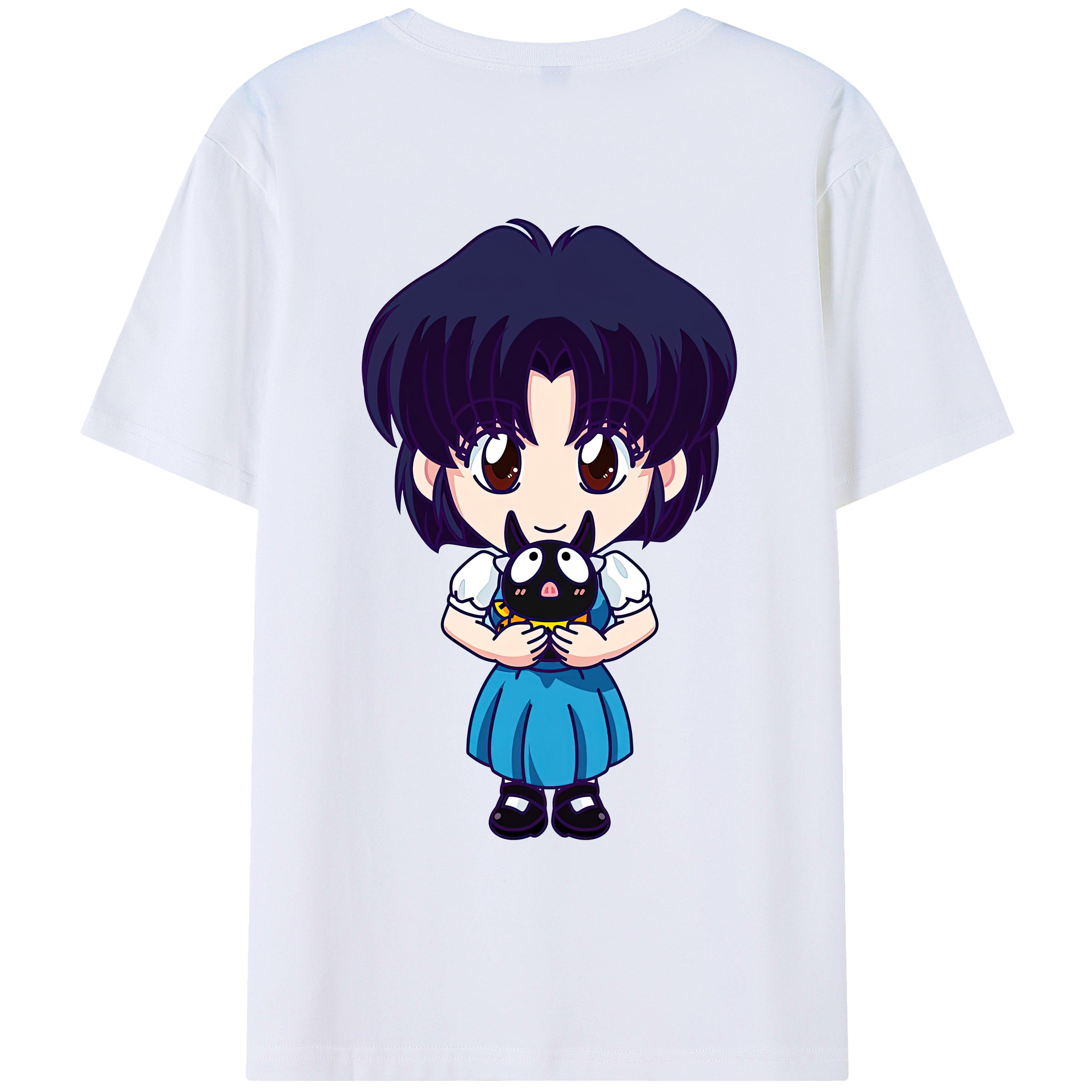 （画像用） 美少女戦士セーラームーン 水野 亜美 みずの あみ Sailor Moon Mizuno Ami レディース半袖Tシャツ(バックプリント)