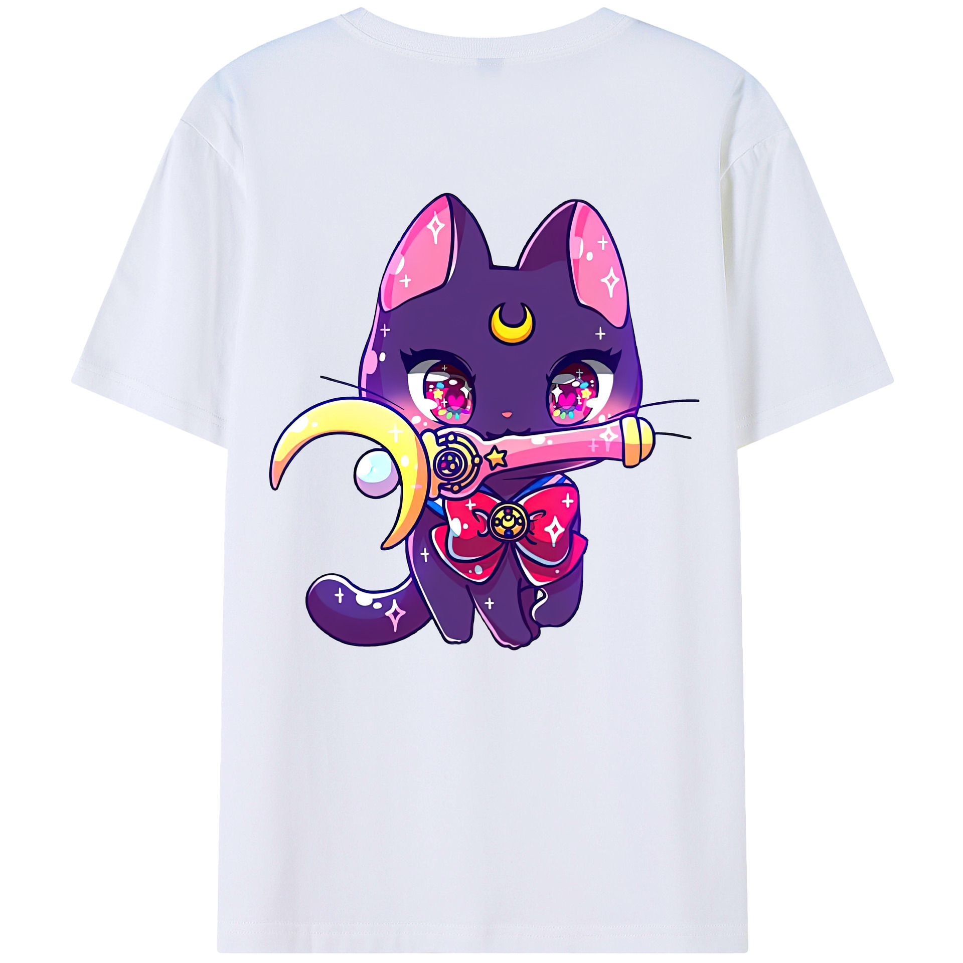 （画像用） 美少女戦士セーラームーン Sailor Moon レディース半袖Tシャツ(バックプリント)