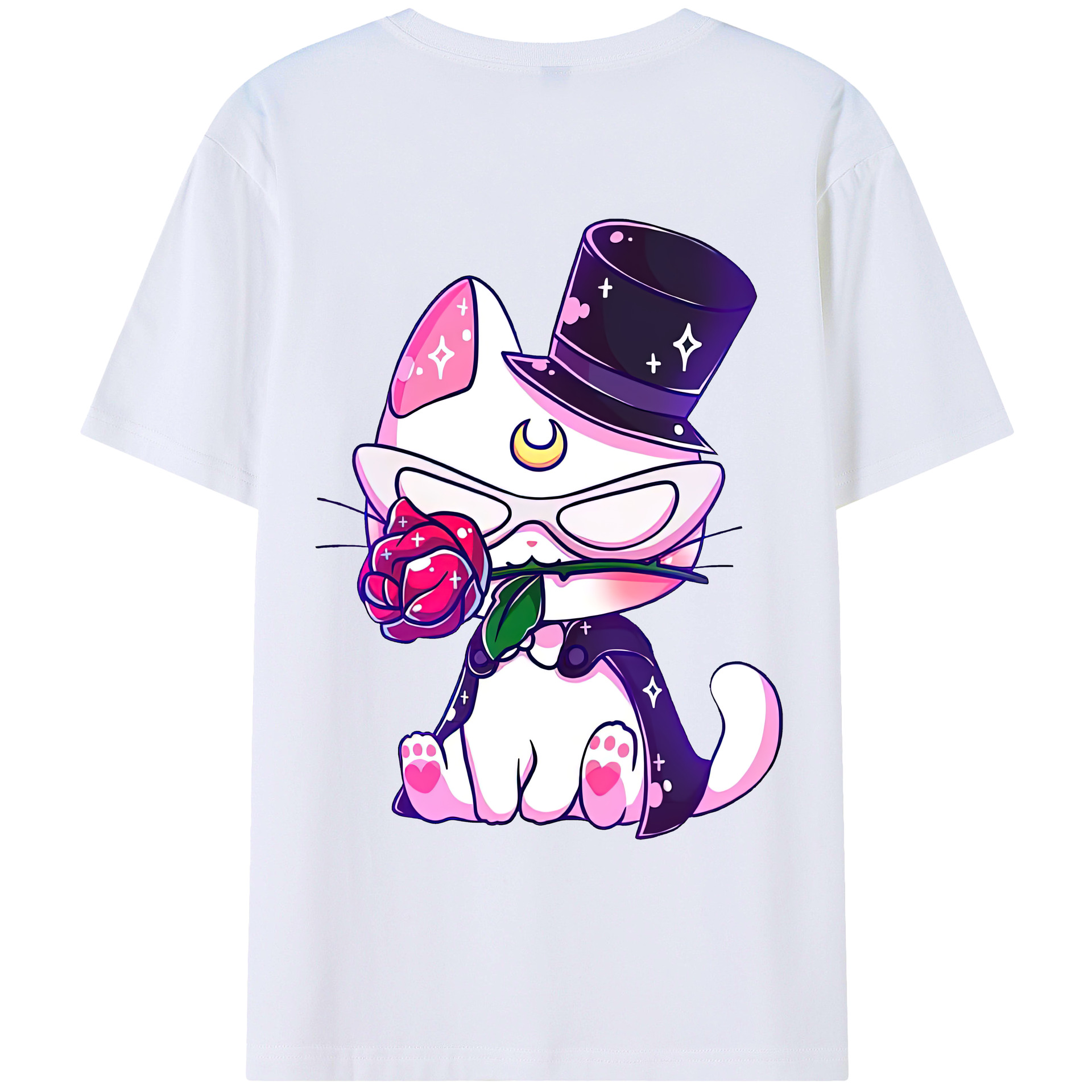 （画像用） 美少女戦士セーラームーン Sailor Moon レディース半袖Tシャツ(バックプリント)