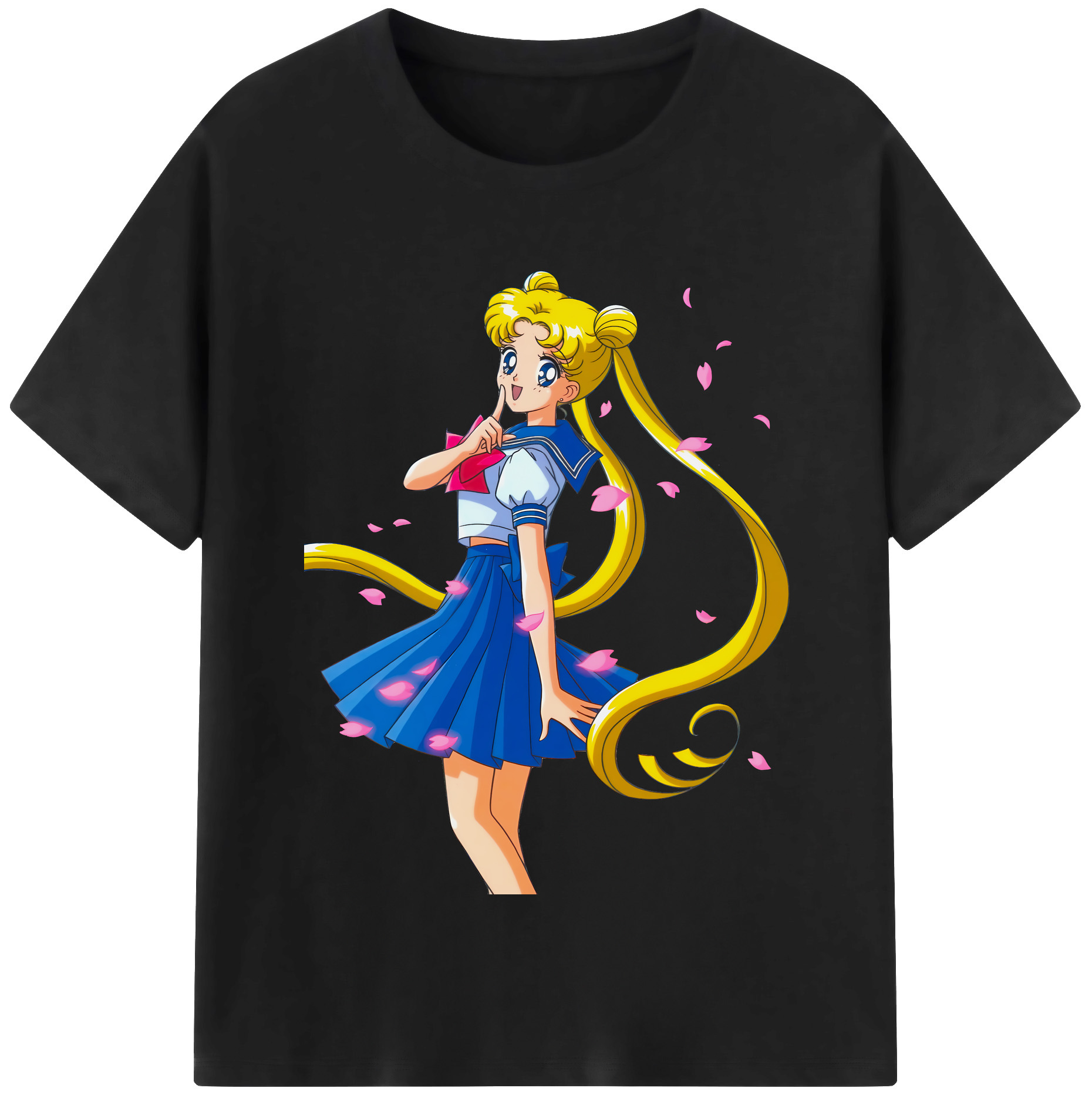 （画像用） 美少女戦士セーラームーン 愛野 美奈子 あいの みなこ Sailor Moon Aino Minako レディースカジュアルプリントTシャツ（綿100％）