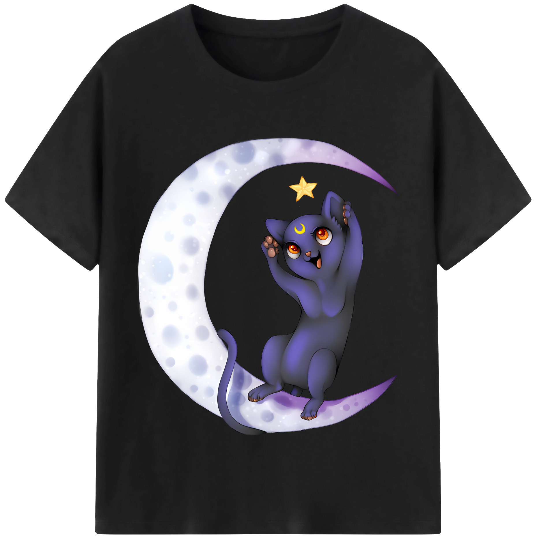 （画像用） 美少女戦士セーラームーン Sailor Moon レディースカジュアルプリントTシャツ（綿100％）