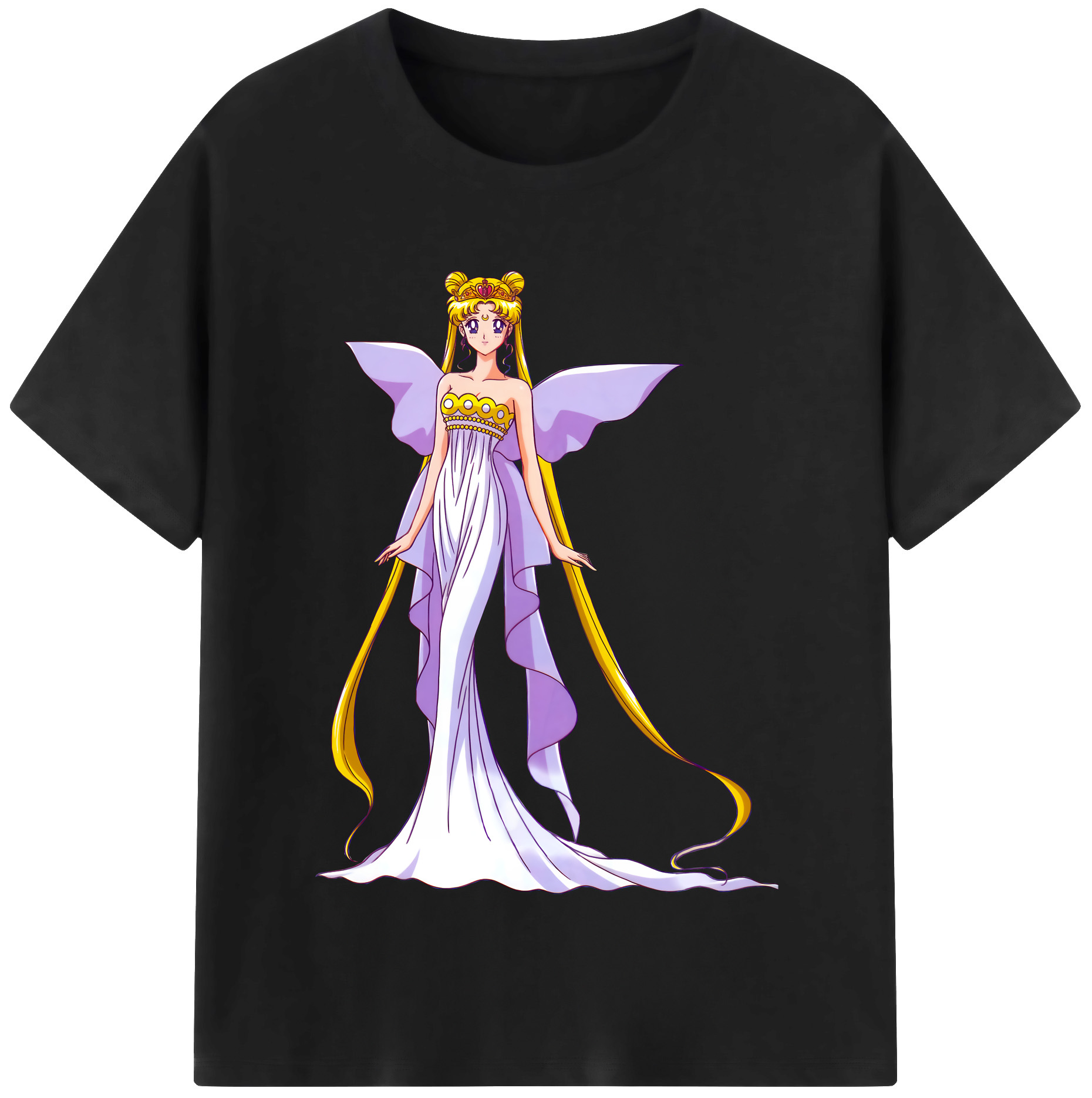 （画像用） 美少女戦士セーラームーン 愛野 美奈子 あいの みなこ Sailor Moon Aino Minako レディースカジュアルプリントTシャツ（綿100％）