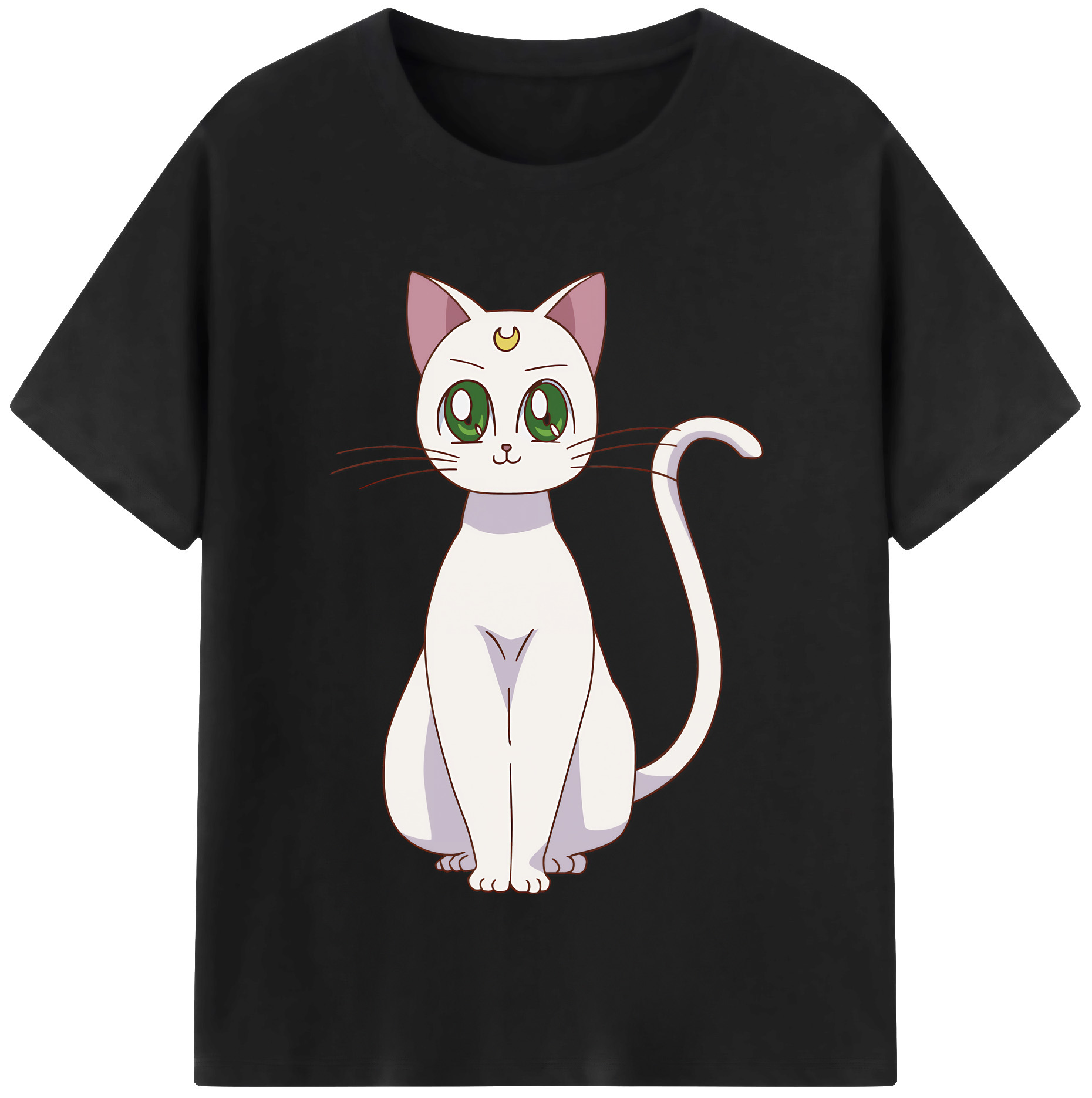 （画像用） 美少女戦士セーラームーン Sailor Moon レディースカジュアルプリントTシャツ（綿100％）