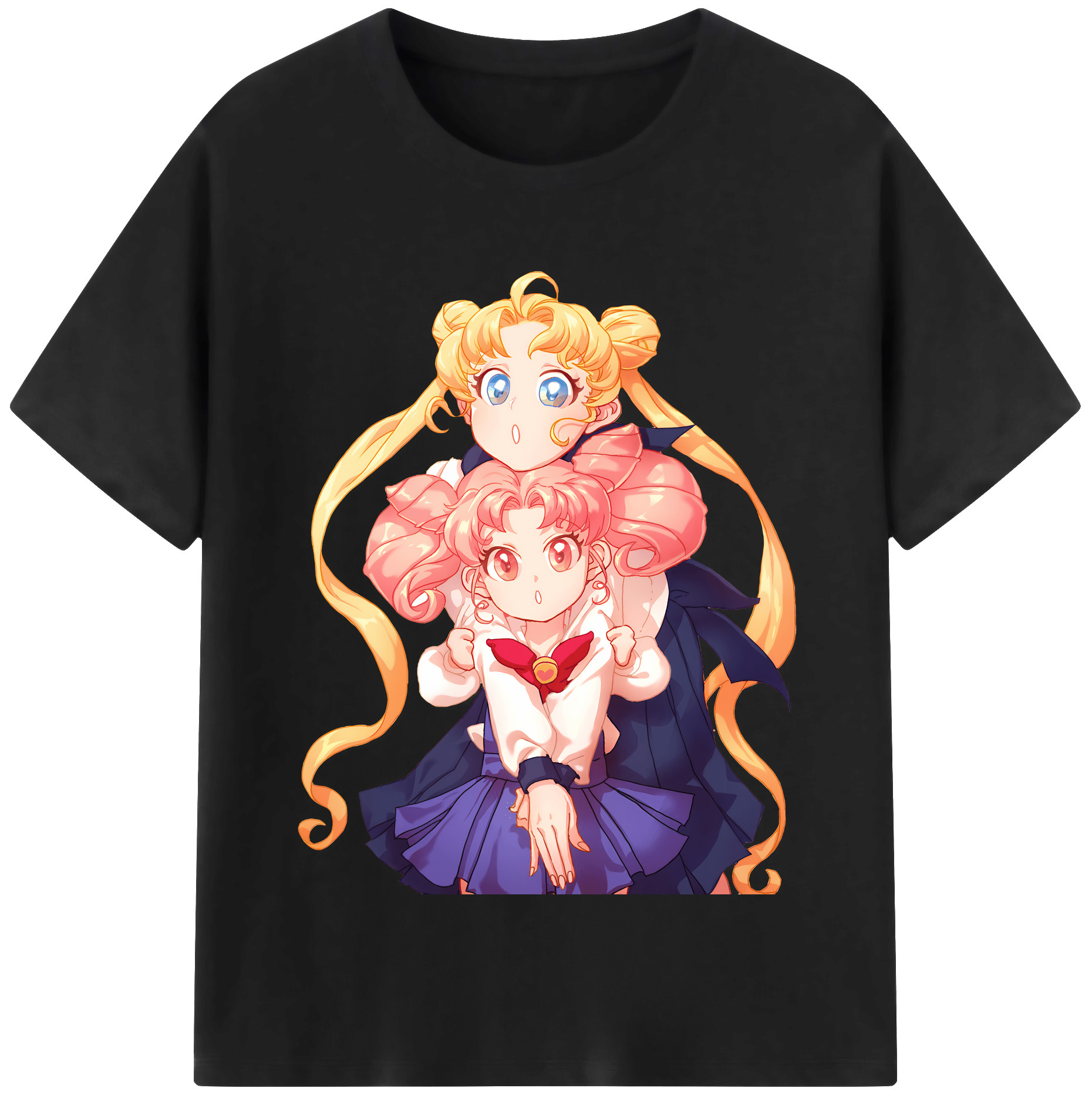（画像用） 美少女戦士セーラームーン 愛野 美奈子 あいの みなこ Sailor Moon Aino Minako レディースカジュアルプリントTシャツ（綿100％）