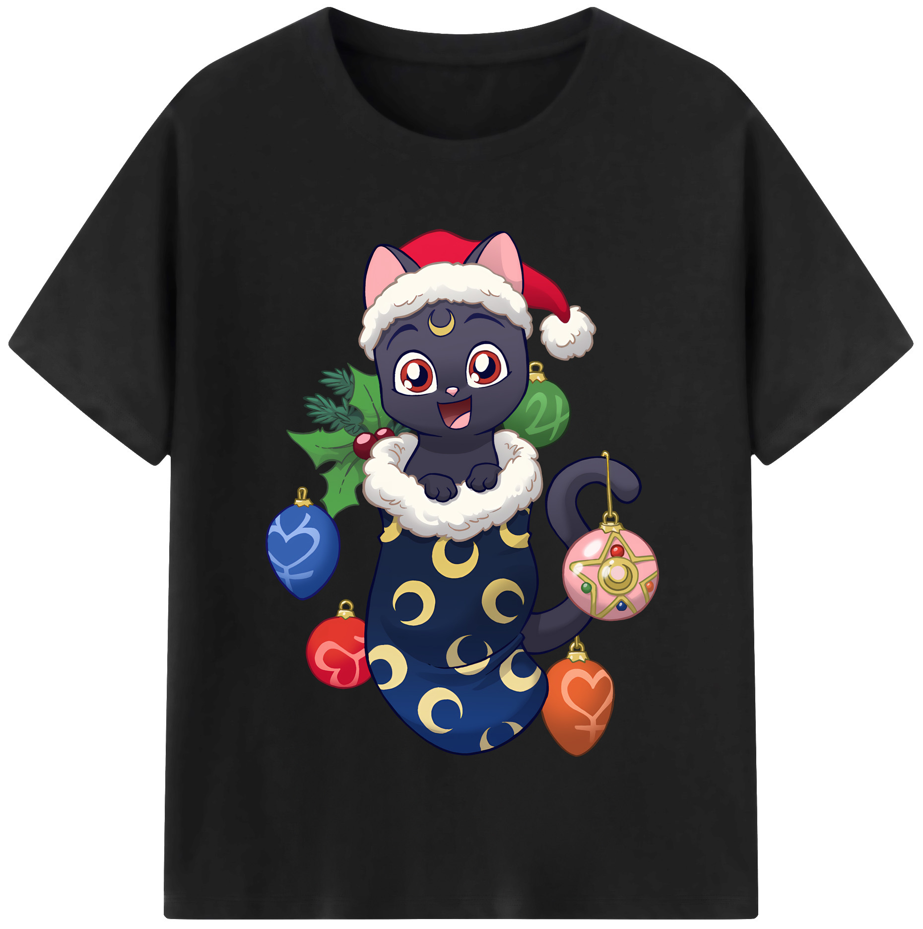（画像用） 美少女戦士セーラームーン Sailor Moon レディースカジュアルプリントTシャツ（綿100％）