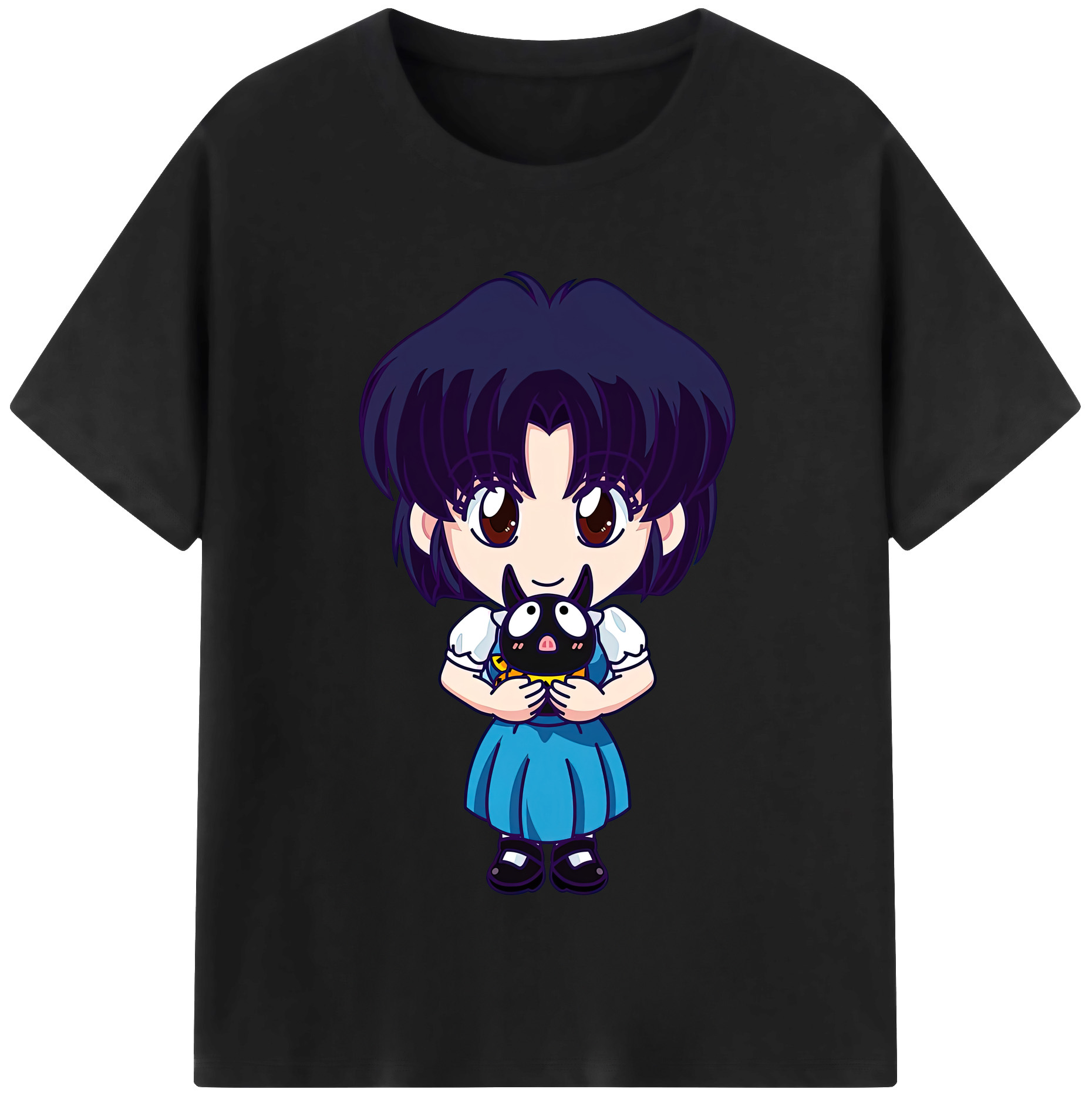 （画像用） 美少女戦士セーラームーン 水野 亜美 みずの あみ Sailor Moon Mizuno Ami レディースカジュアルプリントTシャツ（綿100％）