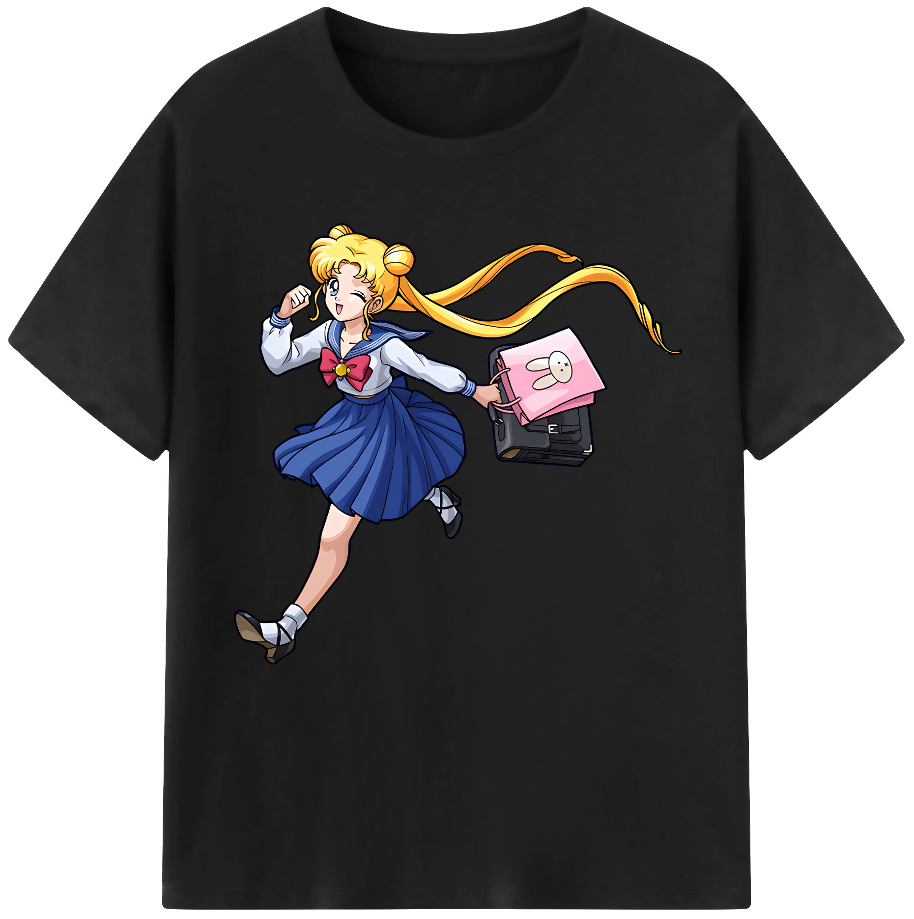 （画像用） 美少女戦士セーラームーン 愛野 美奈子 あいの みなこ Sailor Moon Aino Minako レディースカジュアルプリントTシャツ（綿100％）