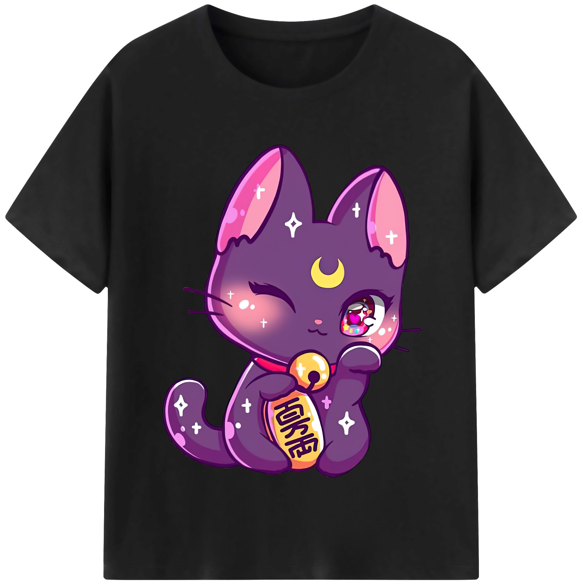 （画像用） 美少女戦士セーラームーン Sailor Moon レディースカジュアルプリントTシャツ（綿100％）