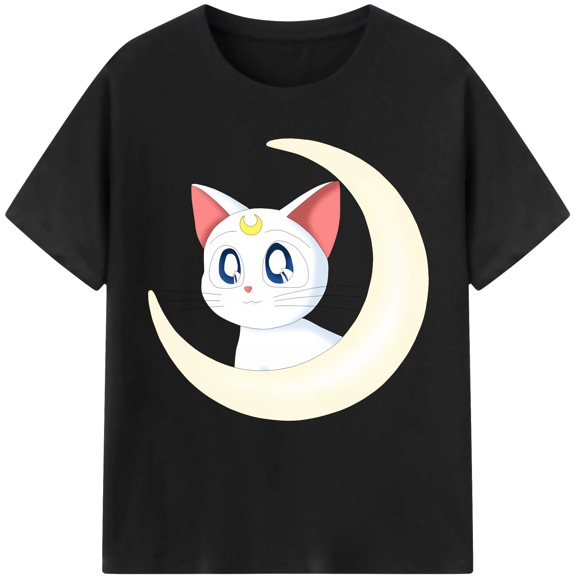 （画像用） 美少女戦士セーラームーン Sailor Moon レディースカジュアルプリントTシャツ（綿100％）