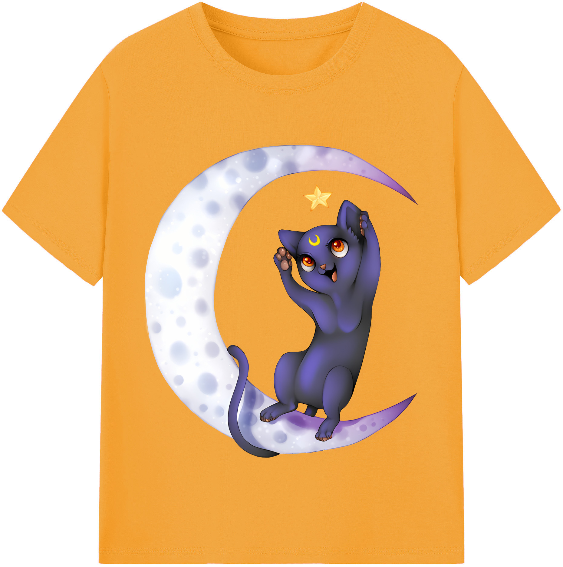 （画像用） 美少女戦士セーラームーン Sailor Moon レディースカジュアルプリントTシャツ（綿100％）