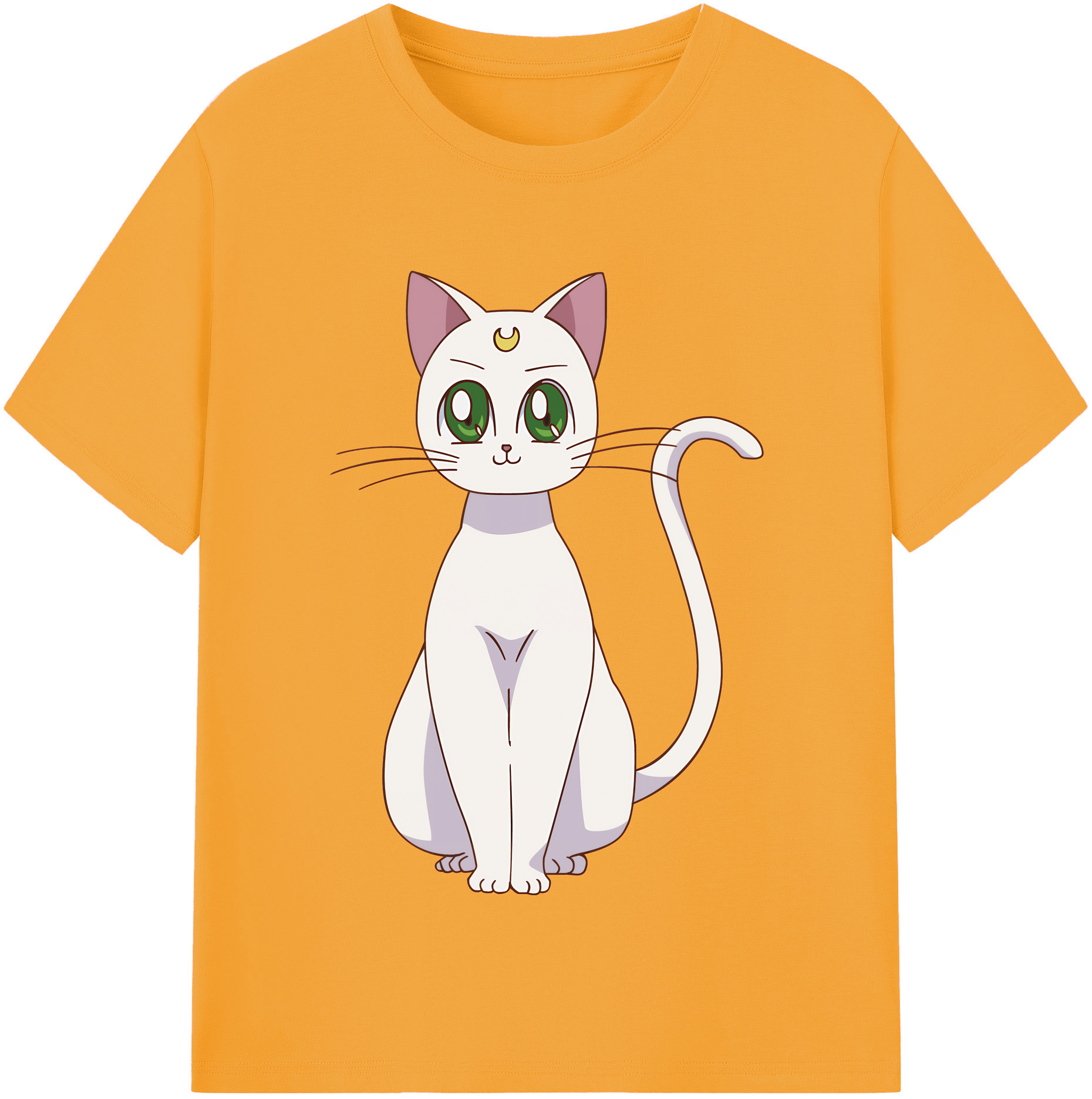 （画像用） 美少女戦士セーラームーン Sailor Moon レディースカジュアルプリントTシャツ（綿100％）