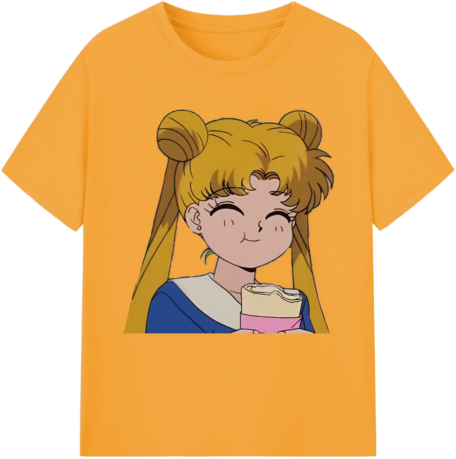 （画像用） 美少女戦士セーラームーン 愛野 美奈子 あいの みなこ Sailor Moon Aino Minako レディースカジュアルプリントTシャツ（綿100％）