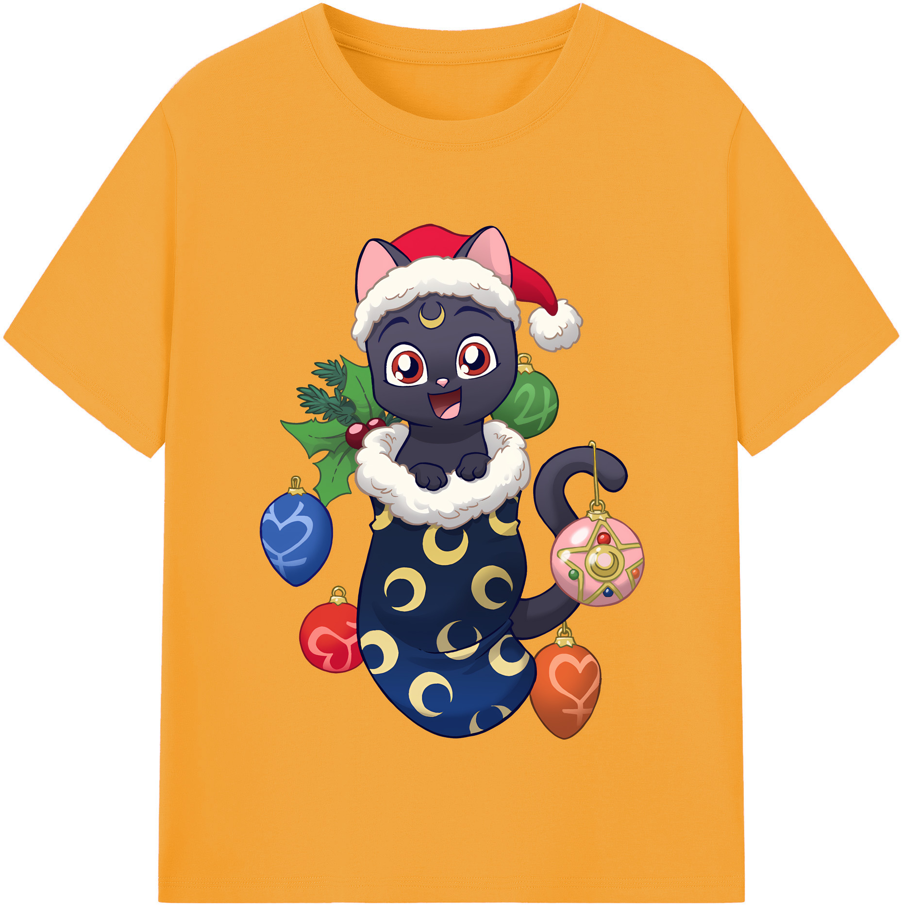 （画像用） 美少女戦士セーラームーン Sailor Moon レディースカジュアルプリントTシャツ（綿100％）