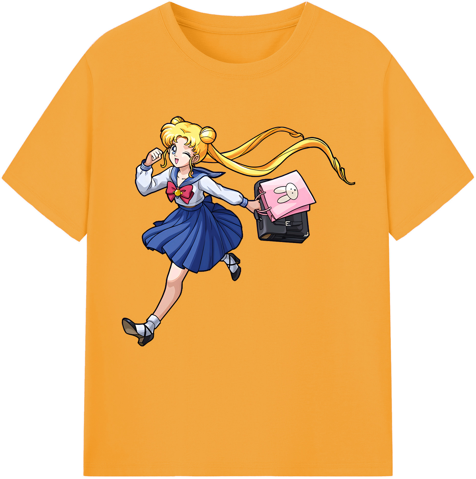（画像用） 美少女戦士セーラームーン 愛野 美奈子 あいの みなこ Sailor Moon Aino Minako レディースカジュアルプリントTシャツ（綿100％）