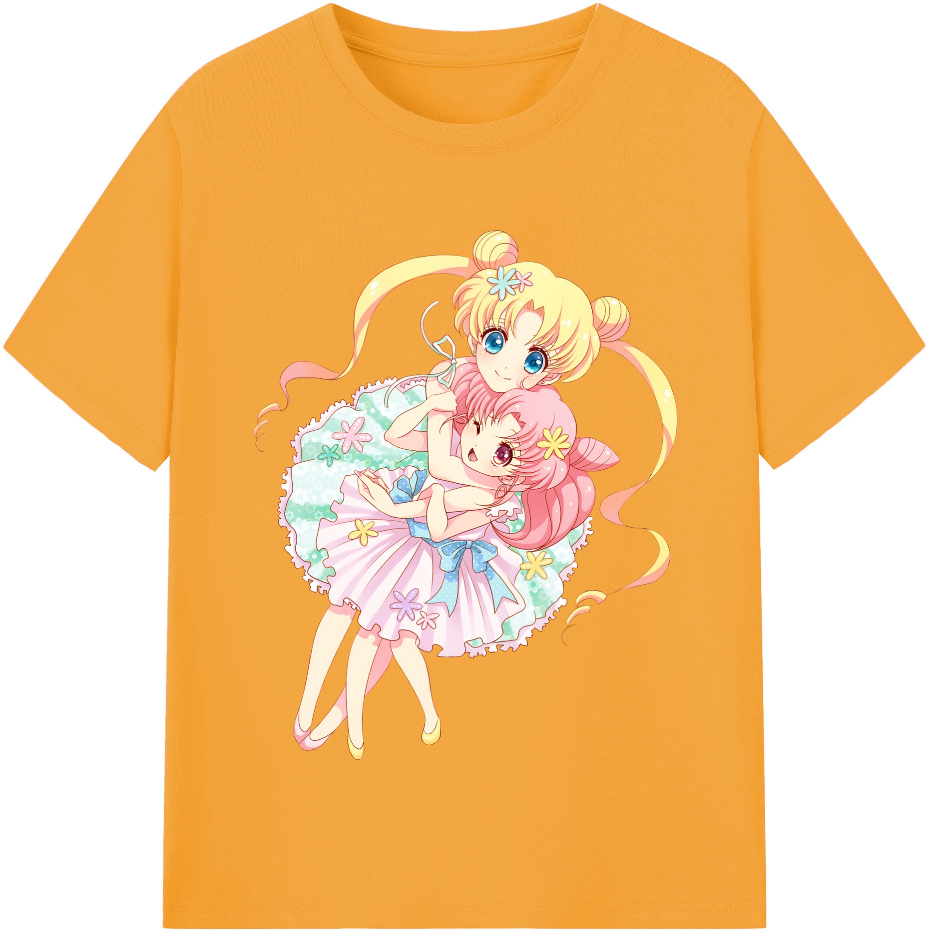 （画像用） 美少女戦士セーラームーン 愛野 美奈子 あいの みなこ Sailor Moon Aino Minako レディースカジュアルプリントTシャツ（綿100％）