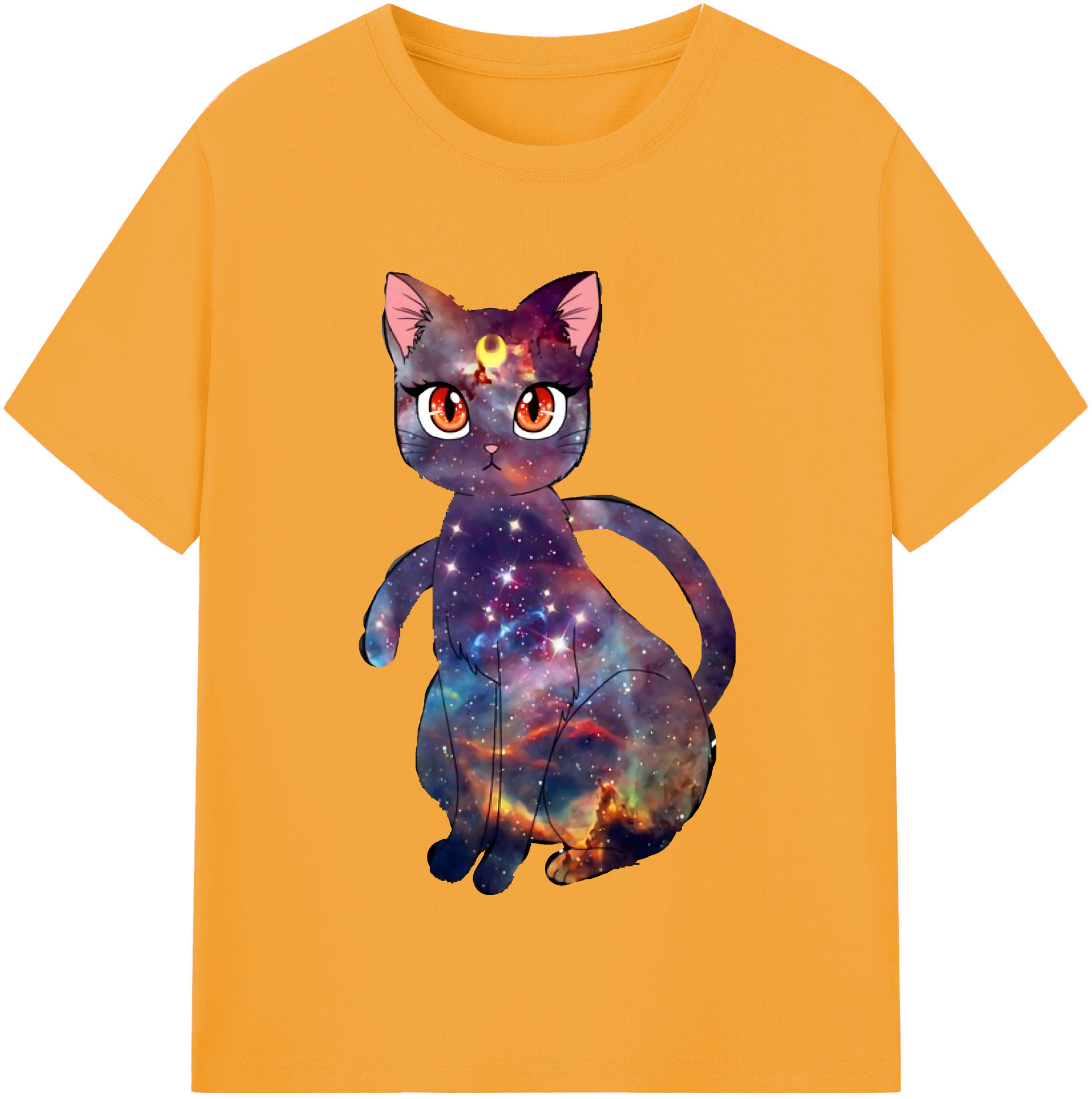 （画像用） 美少女戦士セーラームーン Sailor Moon レディースカジュアルプリントTシャツ（綿100％）