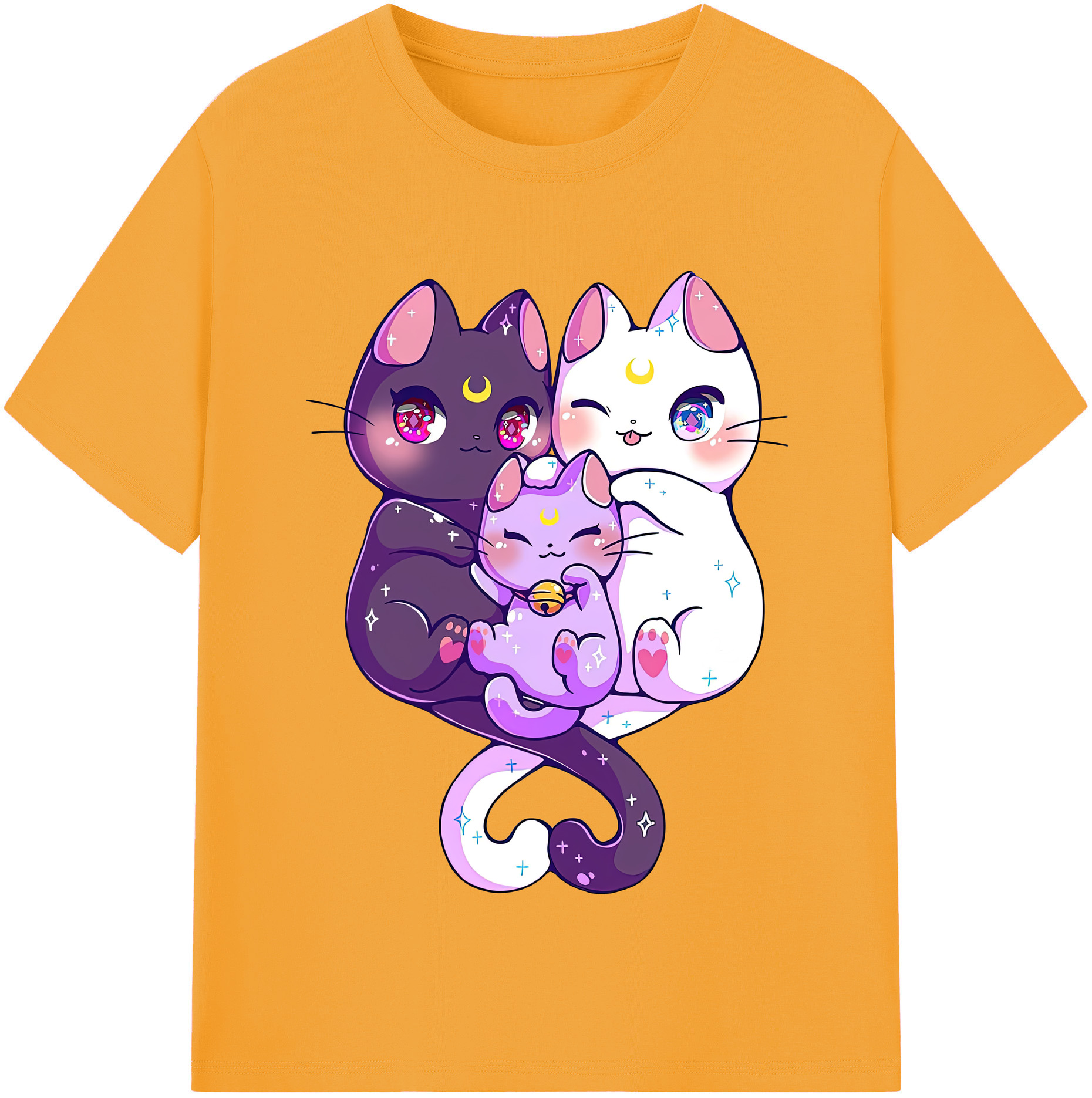 （画像用） 美少女戦士セーラームーン Sailor Moon レディースカジュアルプリントTシャツ（綿100％）