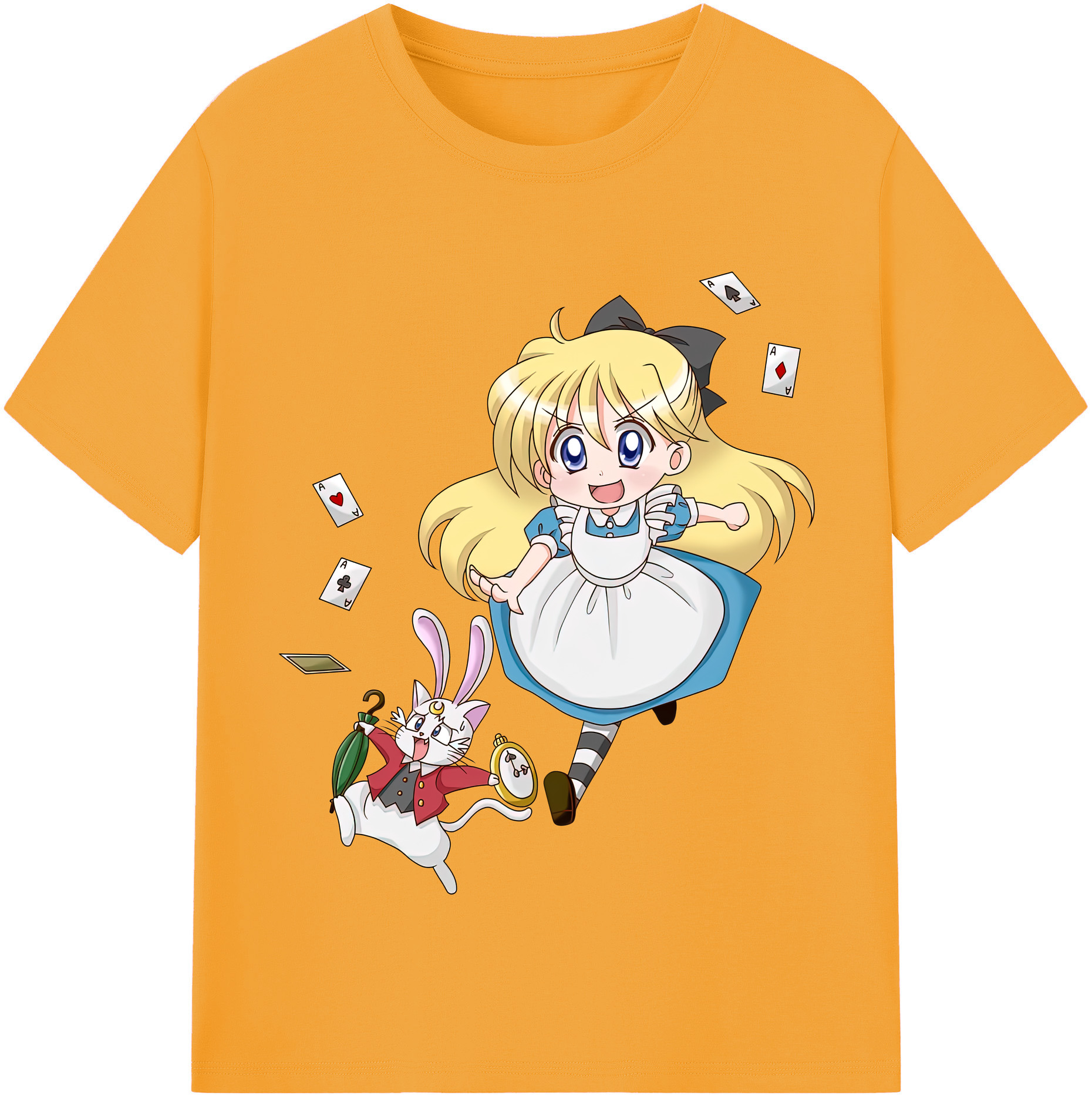 （画像用） 美少女戦士セーラームーン 愛野 美奈子 あいの みなこ Sailor Moon Aino Minako レディースカジュアルプリントTシャツ（綿100％）