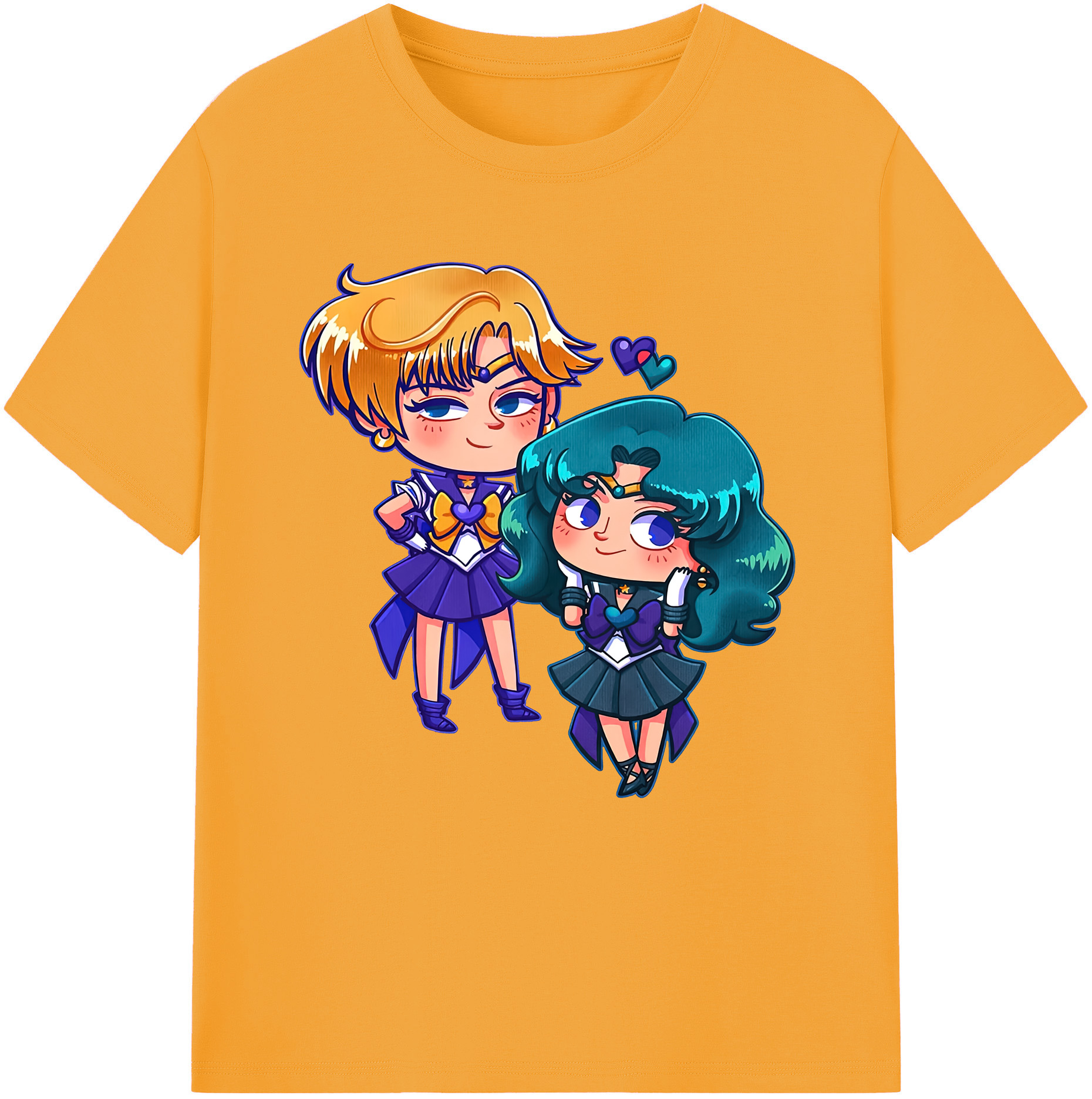 （画像用） 美少女戦士セーラームーン 天王はるか Sailor Moon Tenoh Haruka レディースカジュアルプリントTシャツ（綿100％）