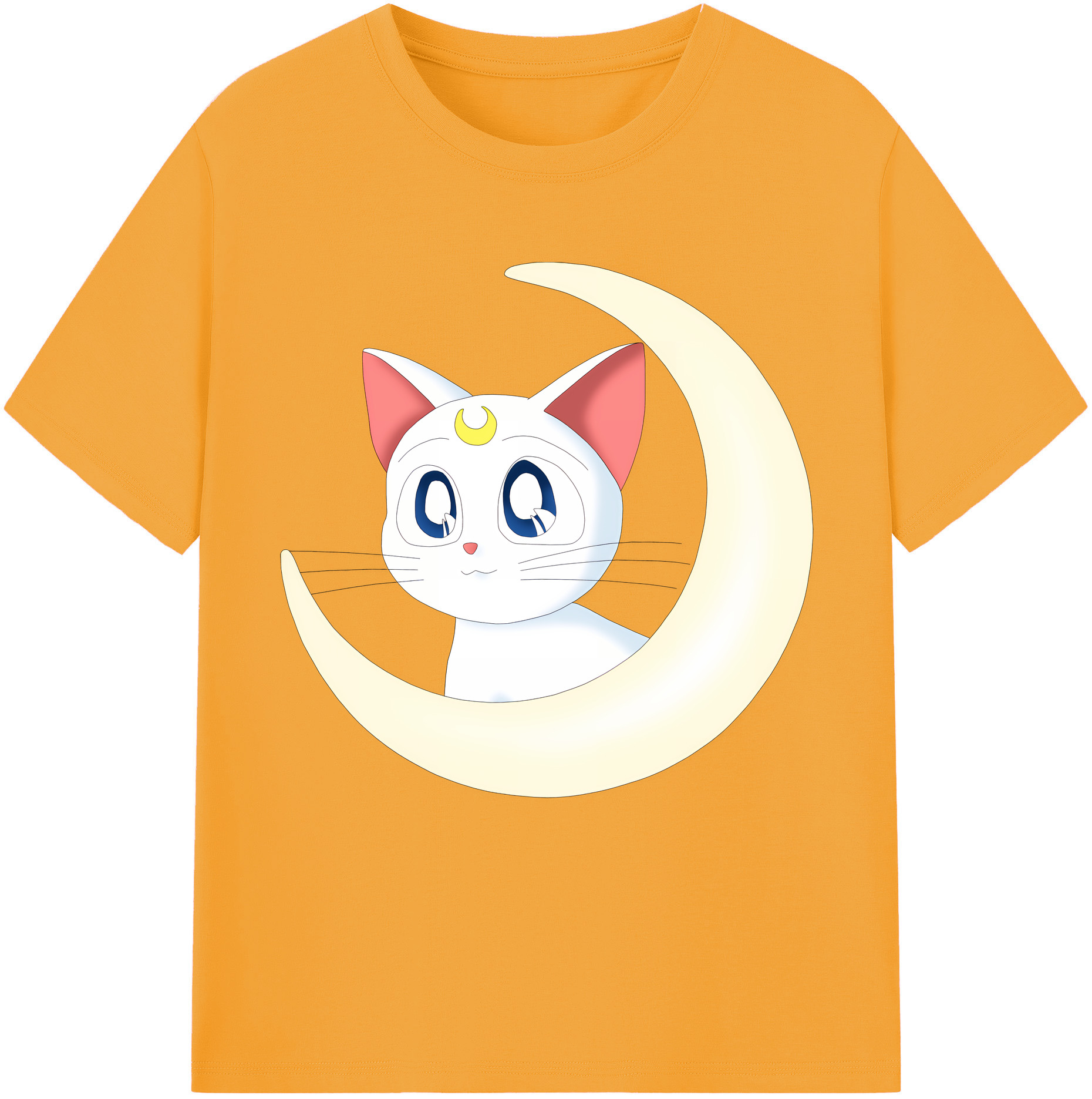 （画像用） 美少女戦士セーラームーン Sailor Moon レディースカジュアルプリントTシャツ（綿100％）