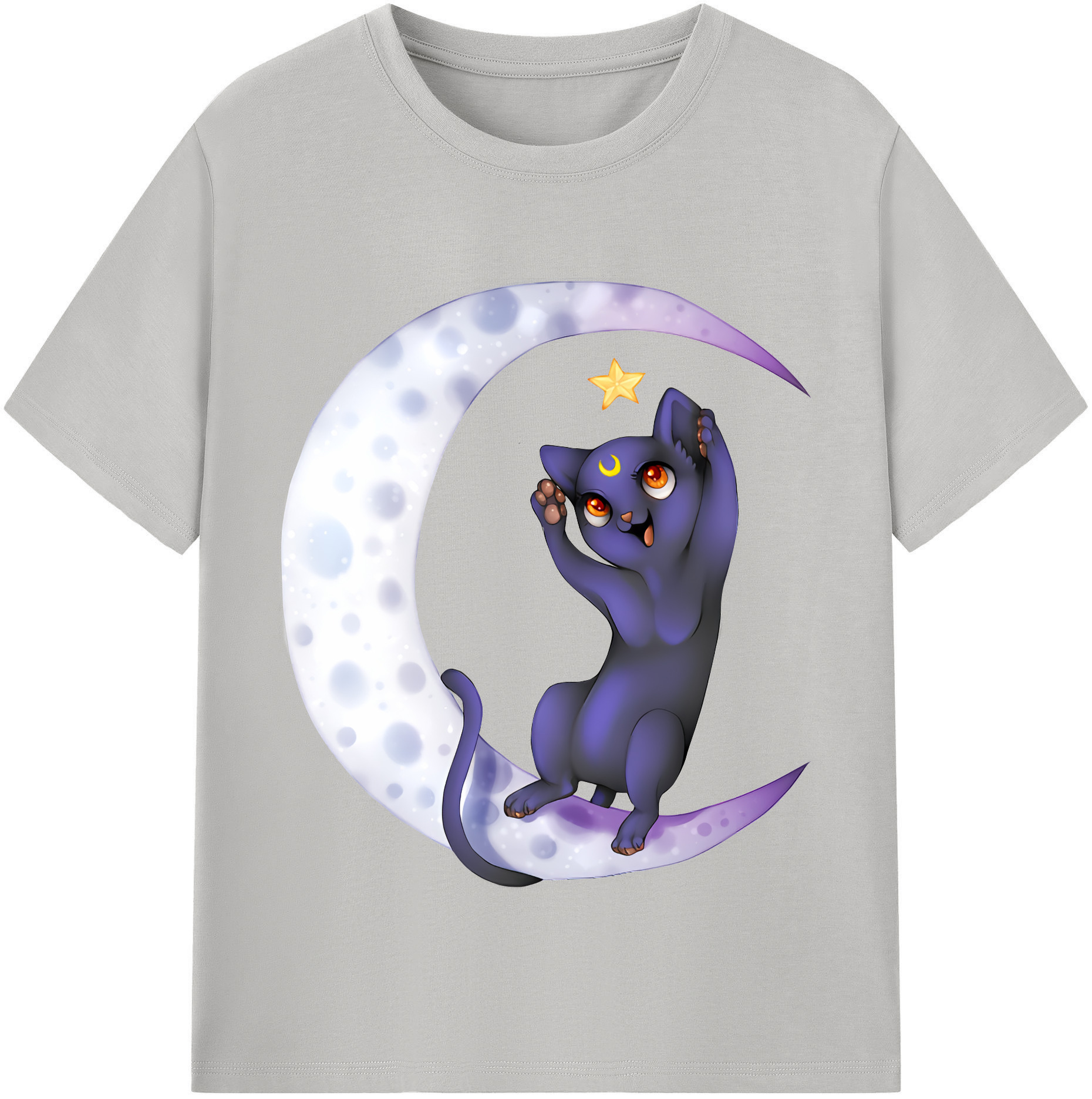 （画像用） 美少女戦士セーラームーン Sailor Moon レディースカジュアルプリントTシャツ（綿100％）