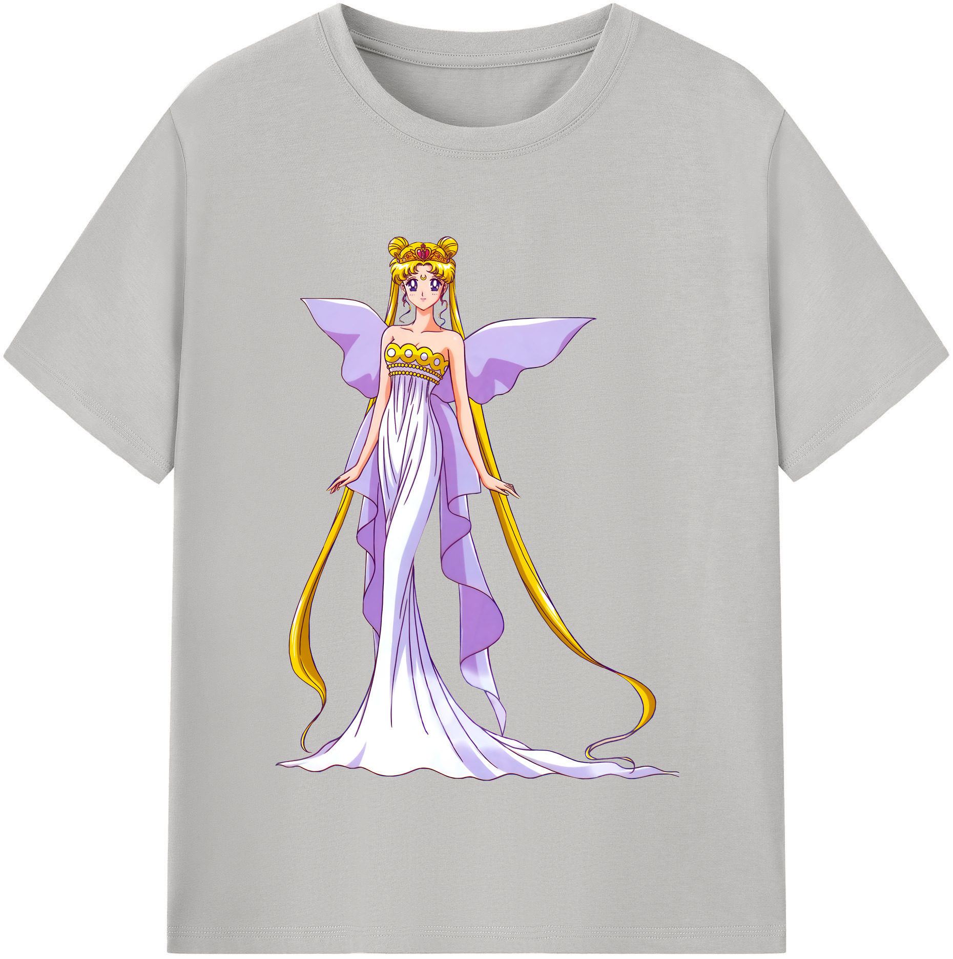 （画像用） 美少女戦士セーラームーン 愛野 美奈子 あいの みなこ Sailor Moon Aino Minako レディースカジュアルプリントTシャツ（綿100％）
