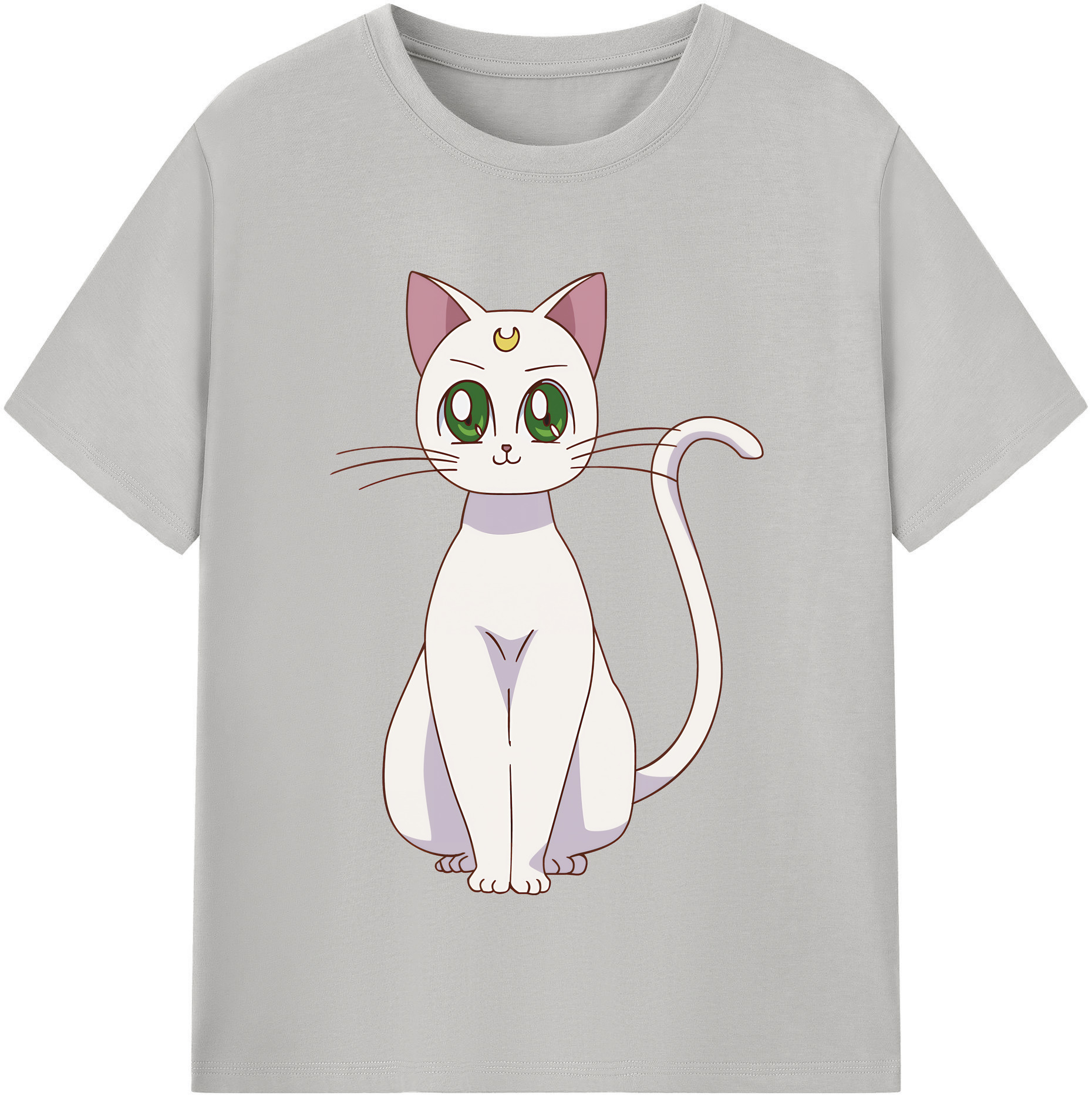 （画像用） 美少女戦士セーラームーン Sailor Moon レディースカジュアルプリントTシャツ（綿100％）