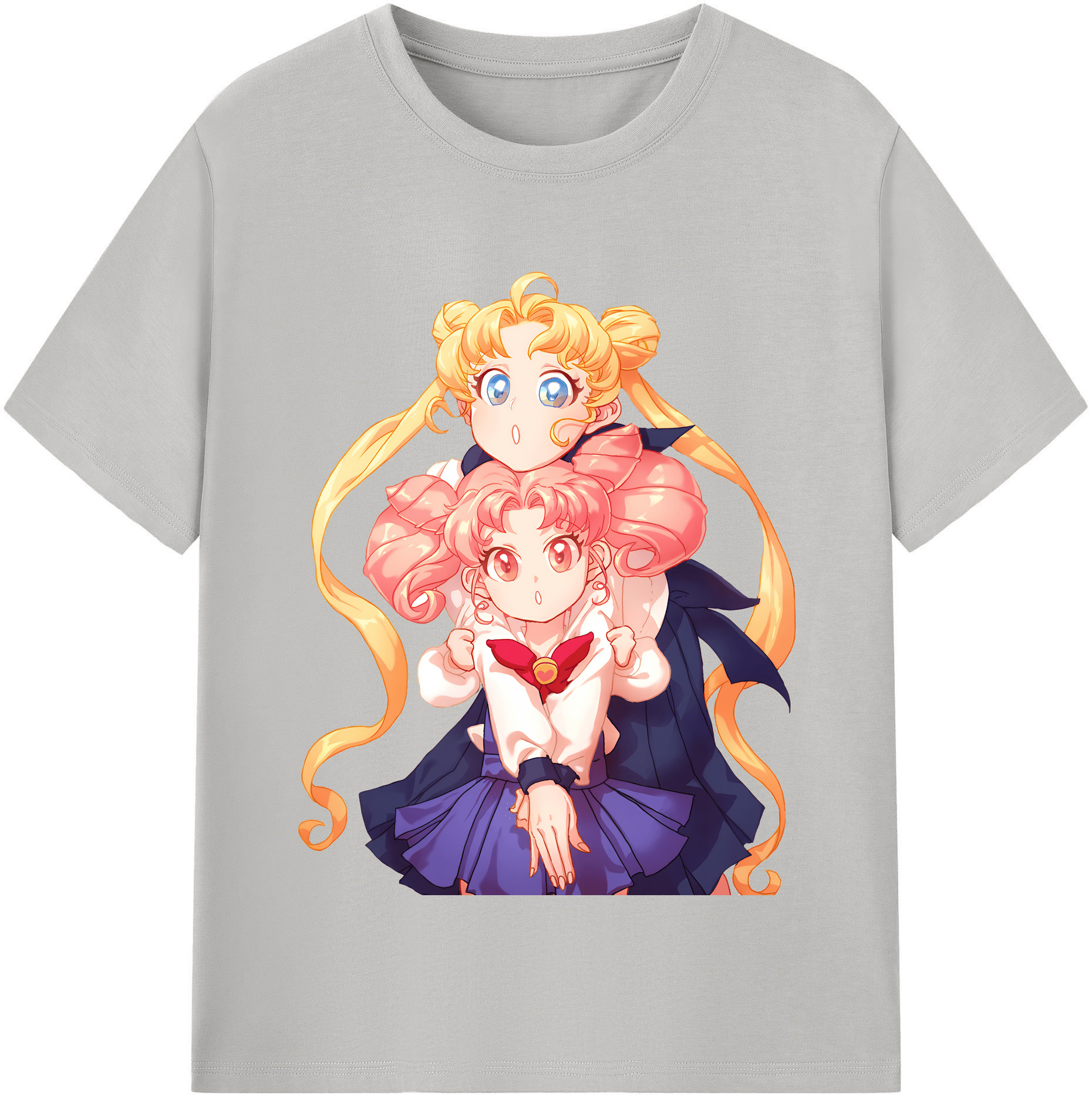 （画像用） 美少女戦士セーラームーン 愛野 美奈子 あいの みなこ Sailor Moon Aino Minako レディースカジュアルプリントTシャツ（綿100％）
