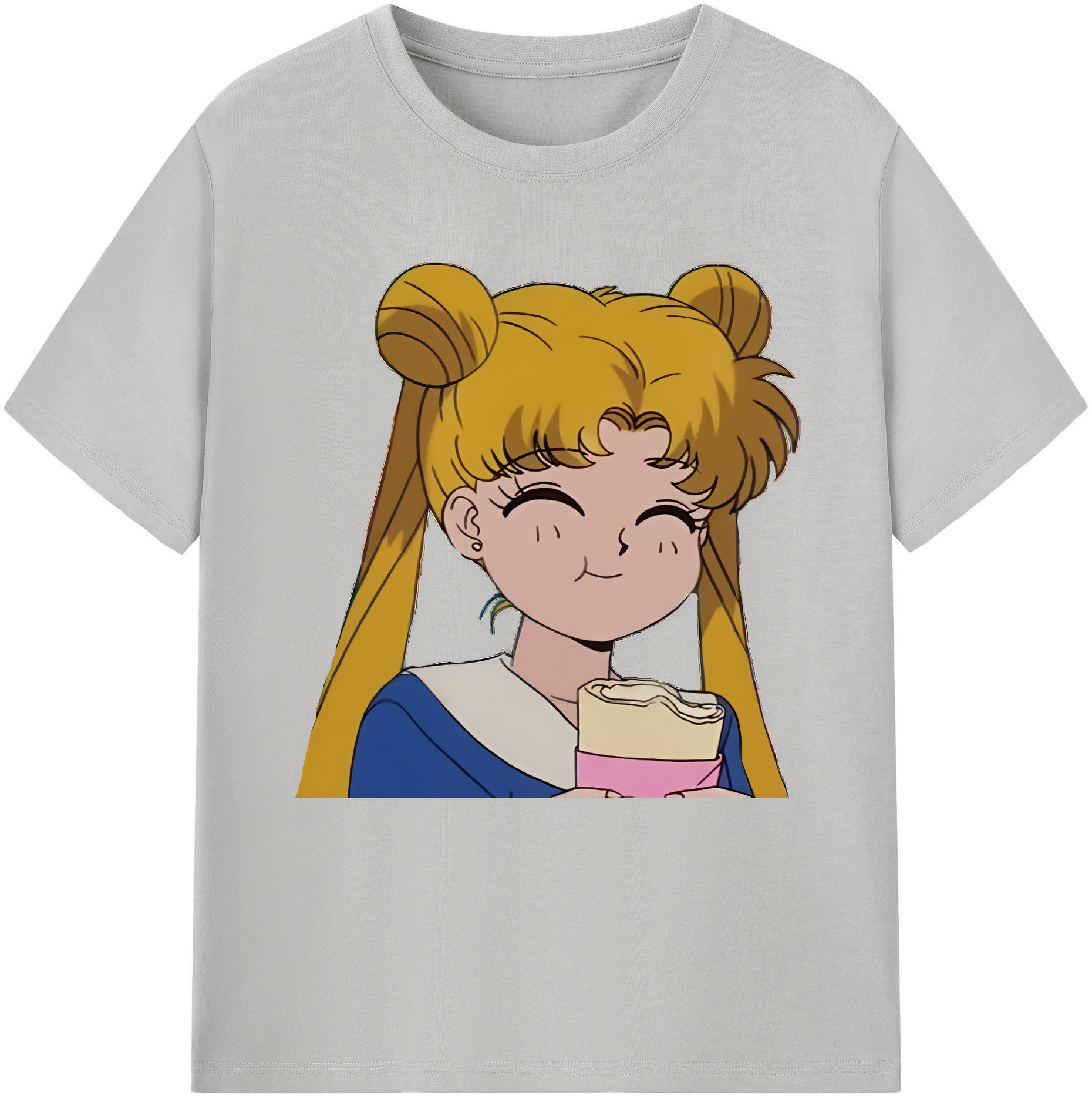 （画像用） 美少女戦士セーラームーン 愛野 美奈子 あいの みなこ Sailor Moon Aino Minako レディースカジュアルプリントTシャツ（綿100％）
