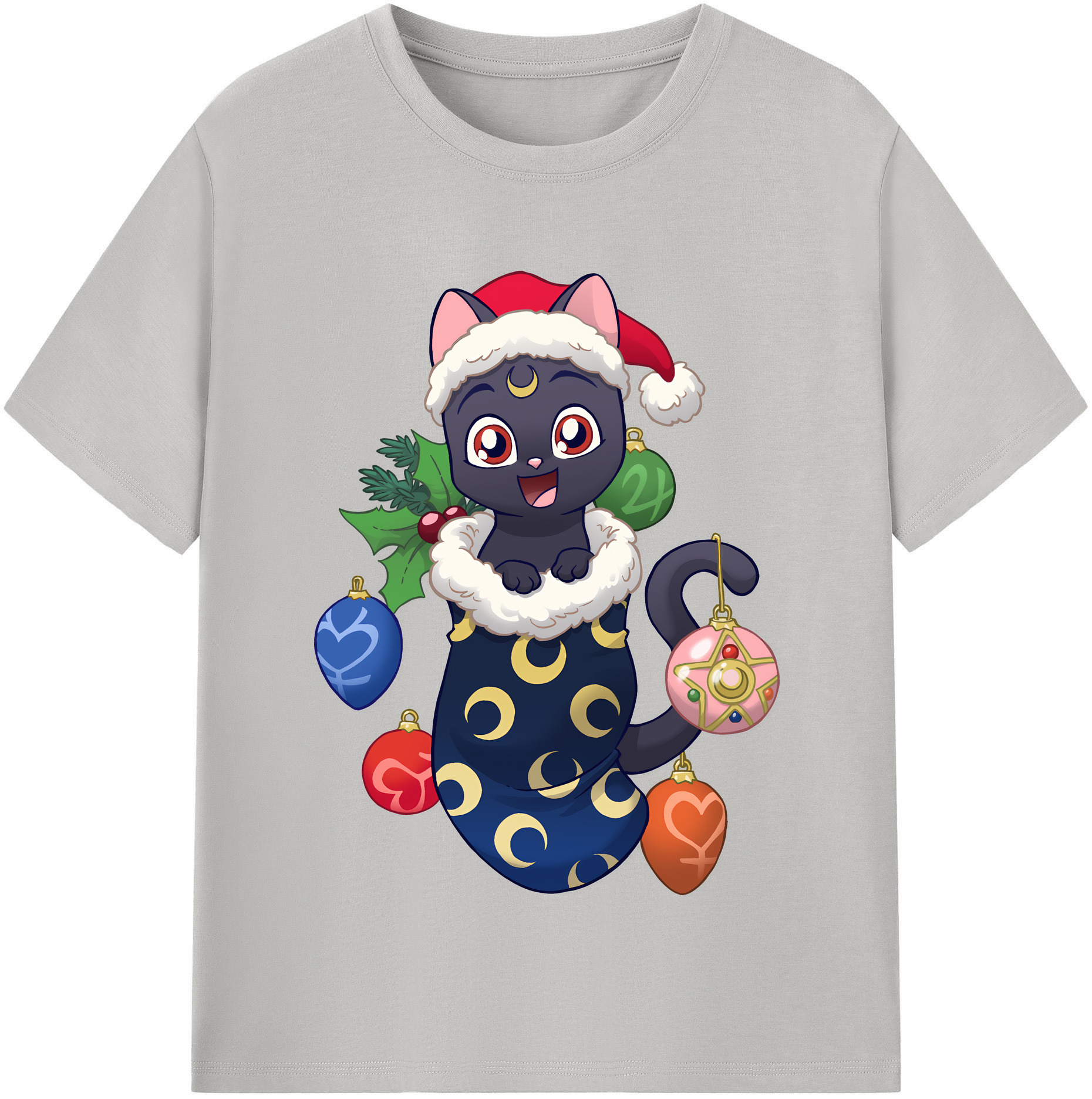 （画像用） 美少女戦士セーラームーン Sailor Moon レディースカジュアルプリントTシャツ（綿100％）