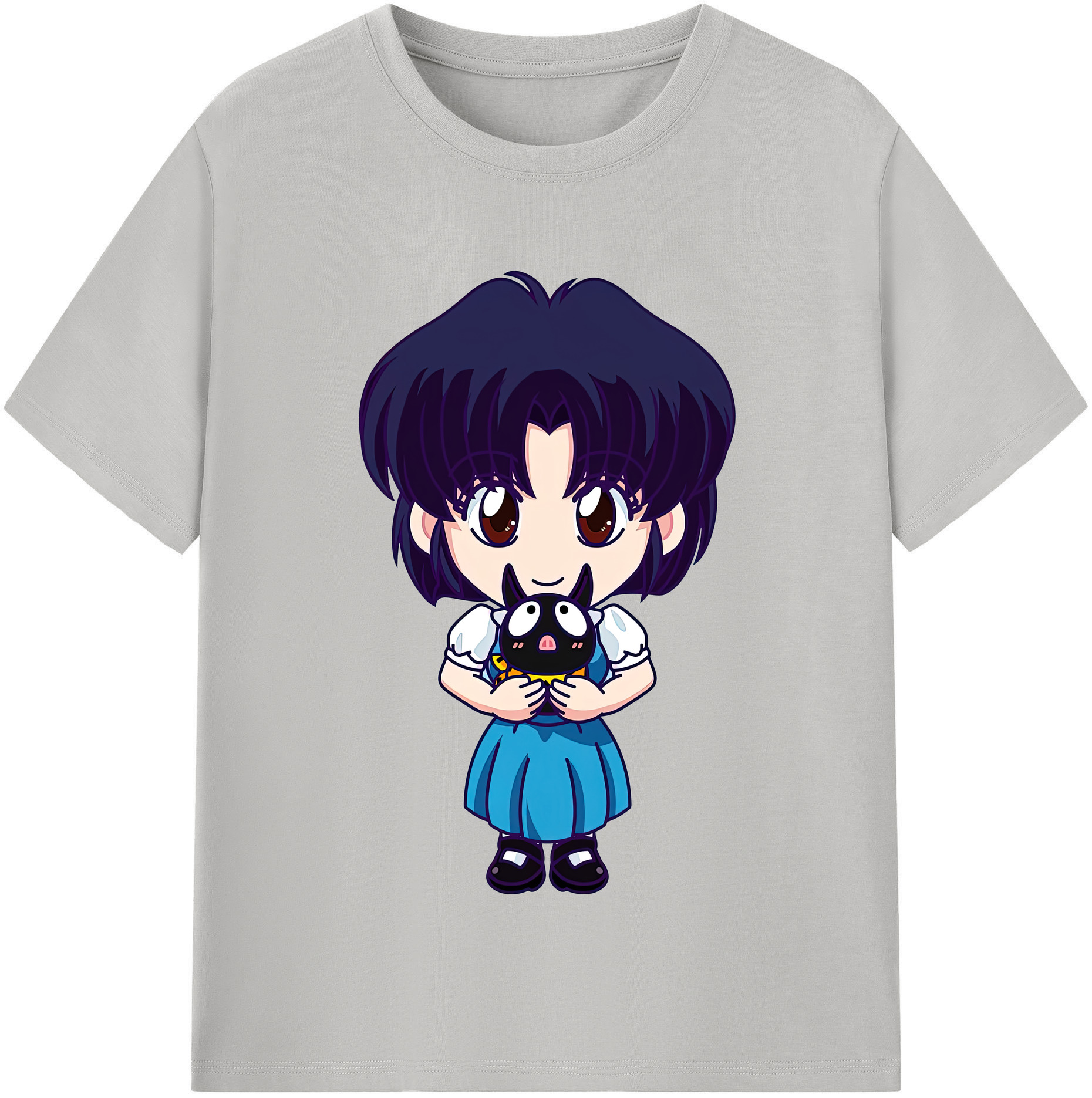 （画像用） 美少女戦士セーラームーン 水野 亜美 みずの あみ Sailor Moon Mizuno Ami レディースカジュアルプリントTシャツ（綿100％）