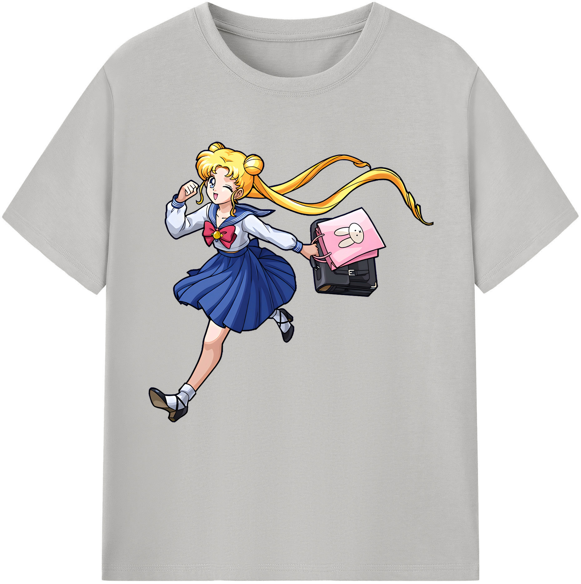 （画像用） 美少女戦士セーラームーン 愛野 美奈子 あいの みなこ Sailor Moon Aino Minako レディースカジュアルプリントTシャツ（綿100％）