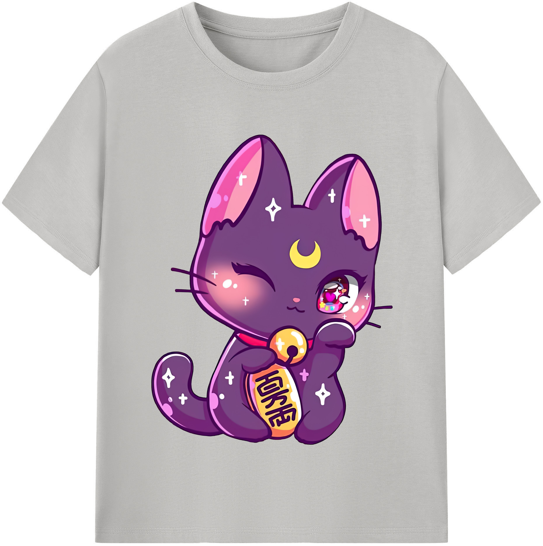 （画像用） 美少女戦士セーラームーン Sailor Moon レディースカジュアルプリントTシャツ（綿100％）