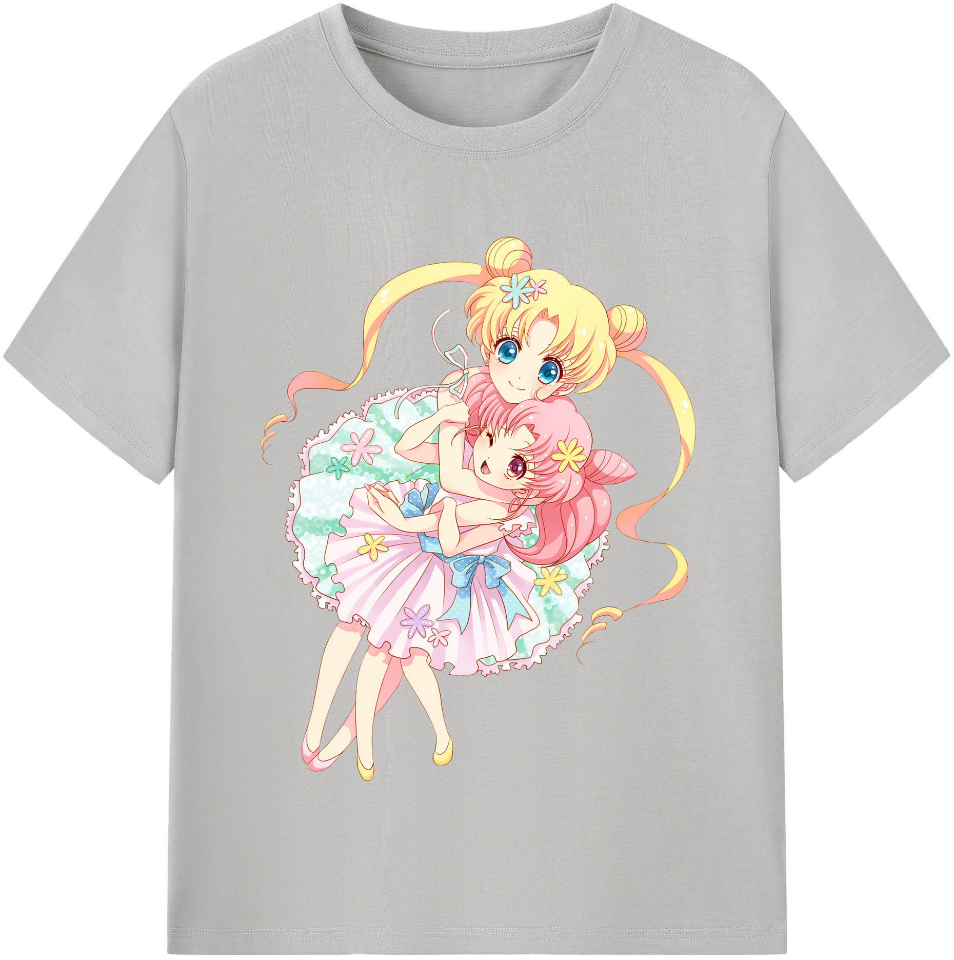 （画像用） 美少女戦士セーラームーン 愛野 美奈子 あいの みなこ Sailor Moon Aino Minako レディースカジュアルプリントTシャツ（綿100％）
