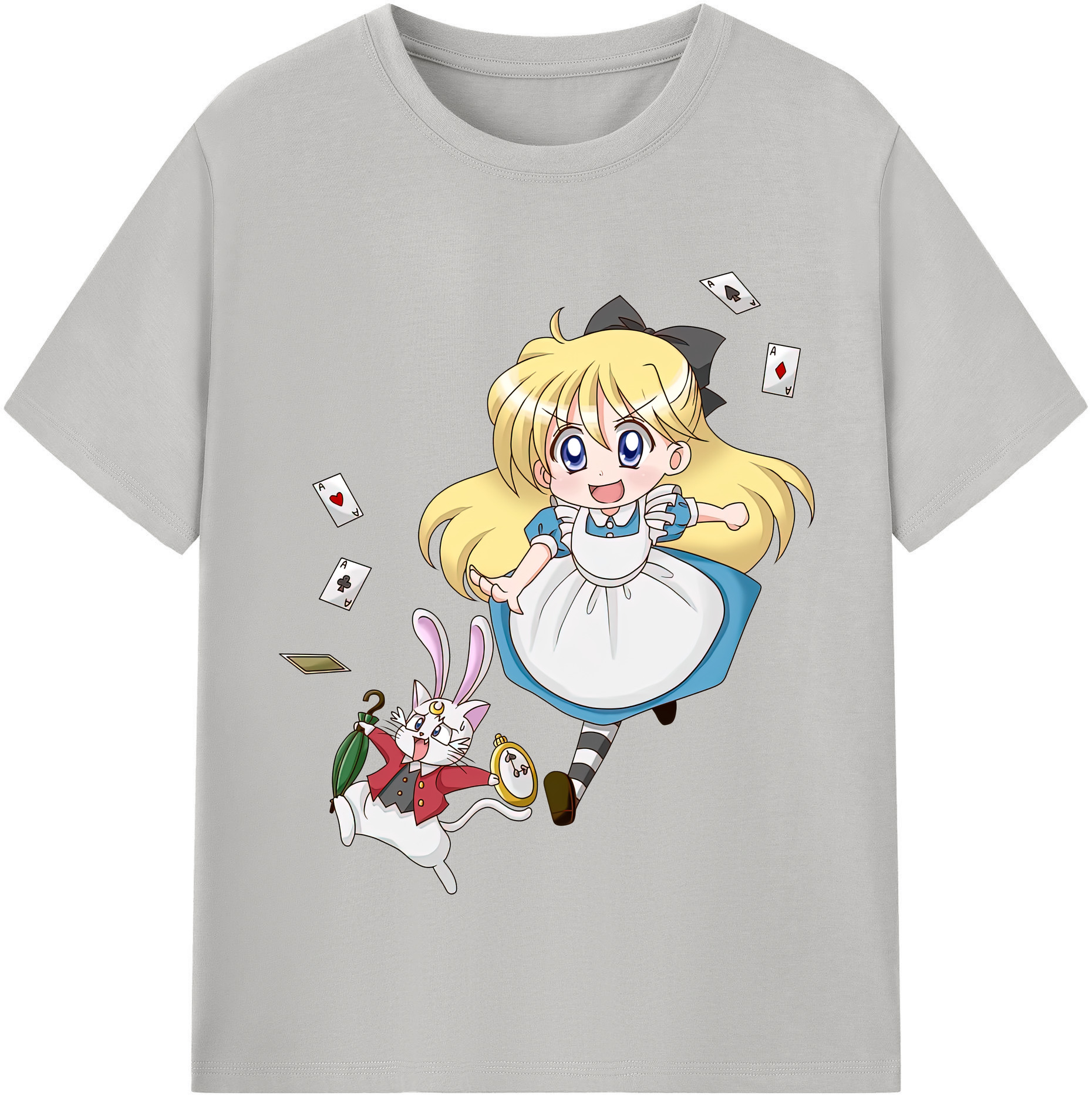 （画像用） 美少女戦士セーラームーン 愛野 美奈子 あいの みなこ Sailor Moon Aino Minako レディースカジュアルプリントTシャツ（綿100％）