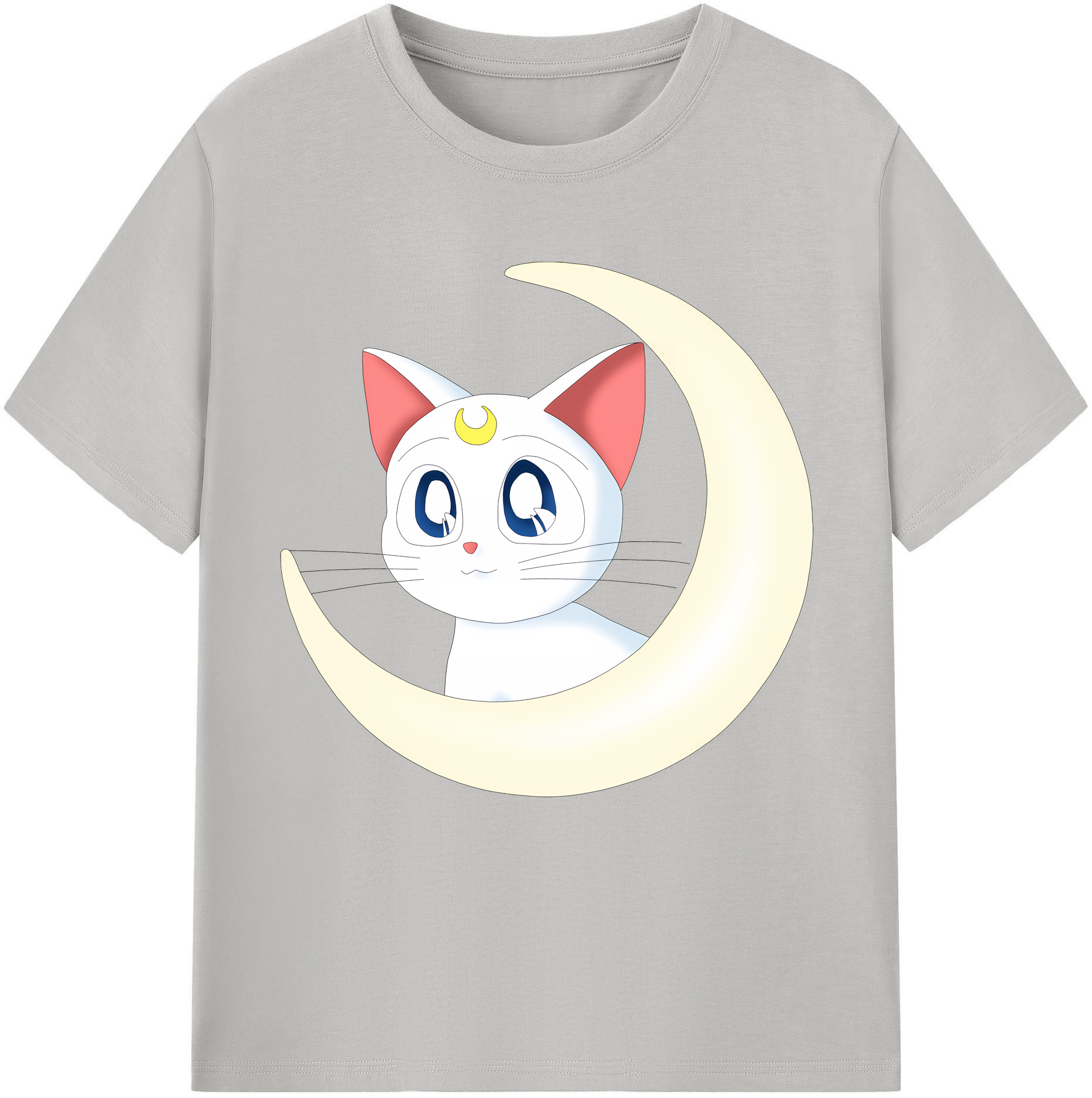 （画像用） 美少女戦士セーラームーン Sailor Moon レディースカジュアルプリントTシャツ（綿100％）
