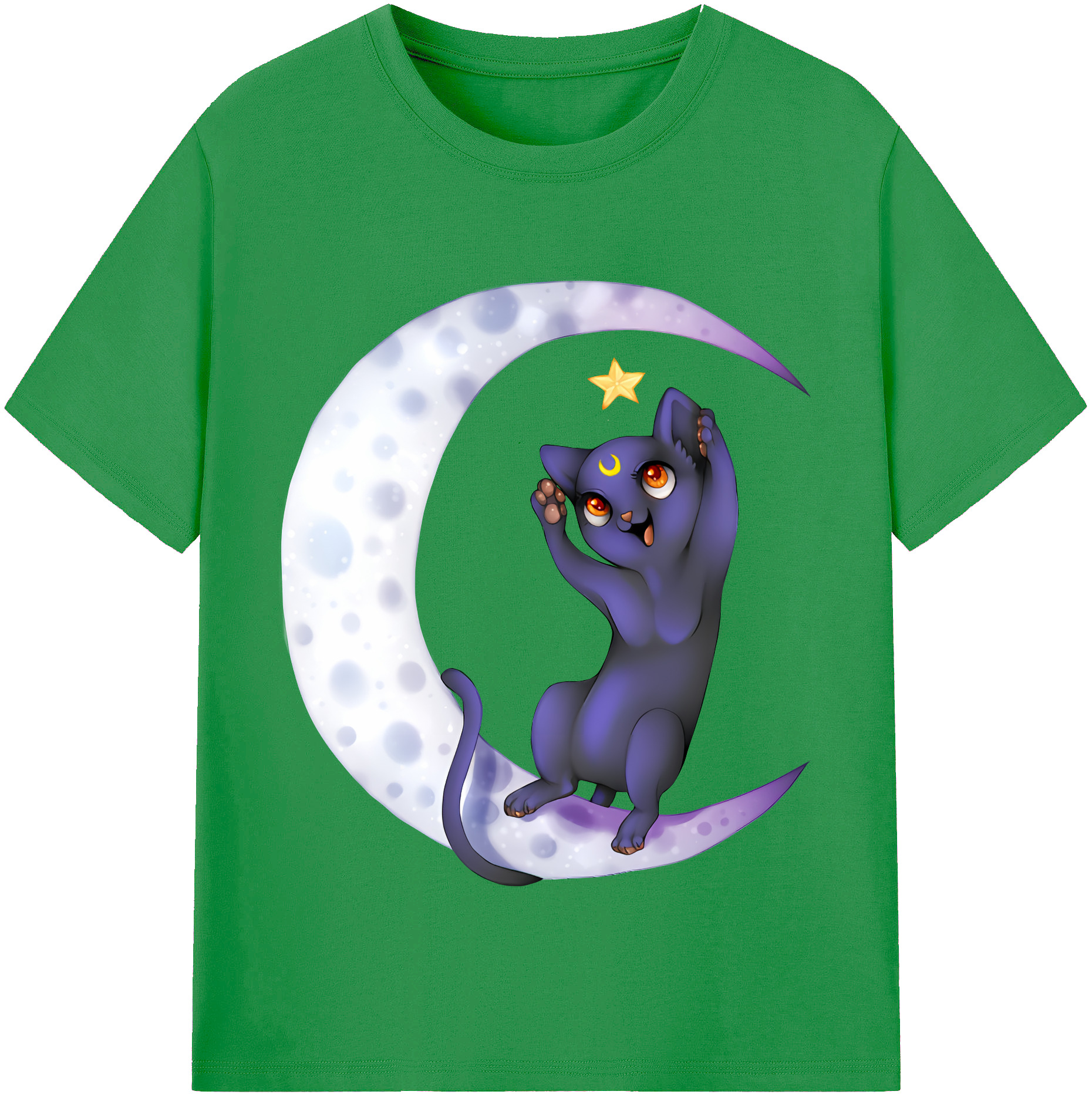 （画像用） 美少女戦士セーラームーン Sailor Moon レディースカジュアルプリントTシャツ（綿100％）